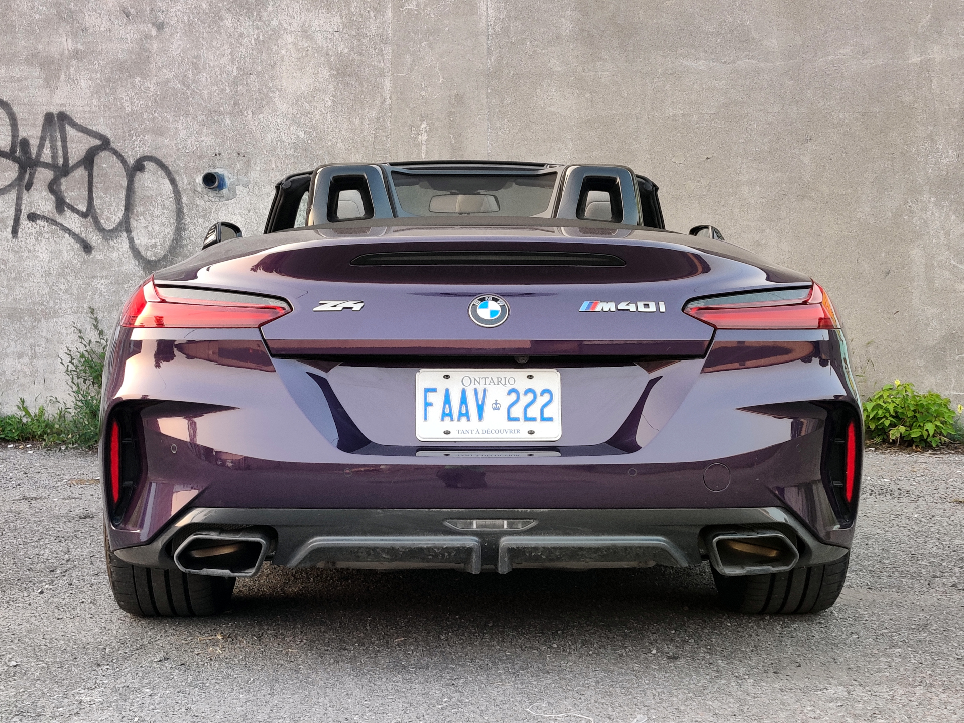 2023 BMW Z4 M40i rear view