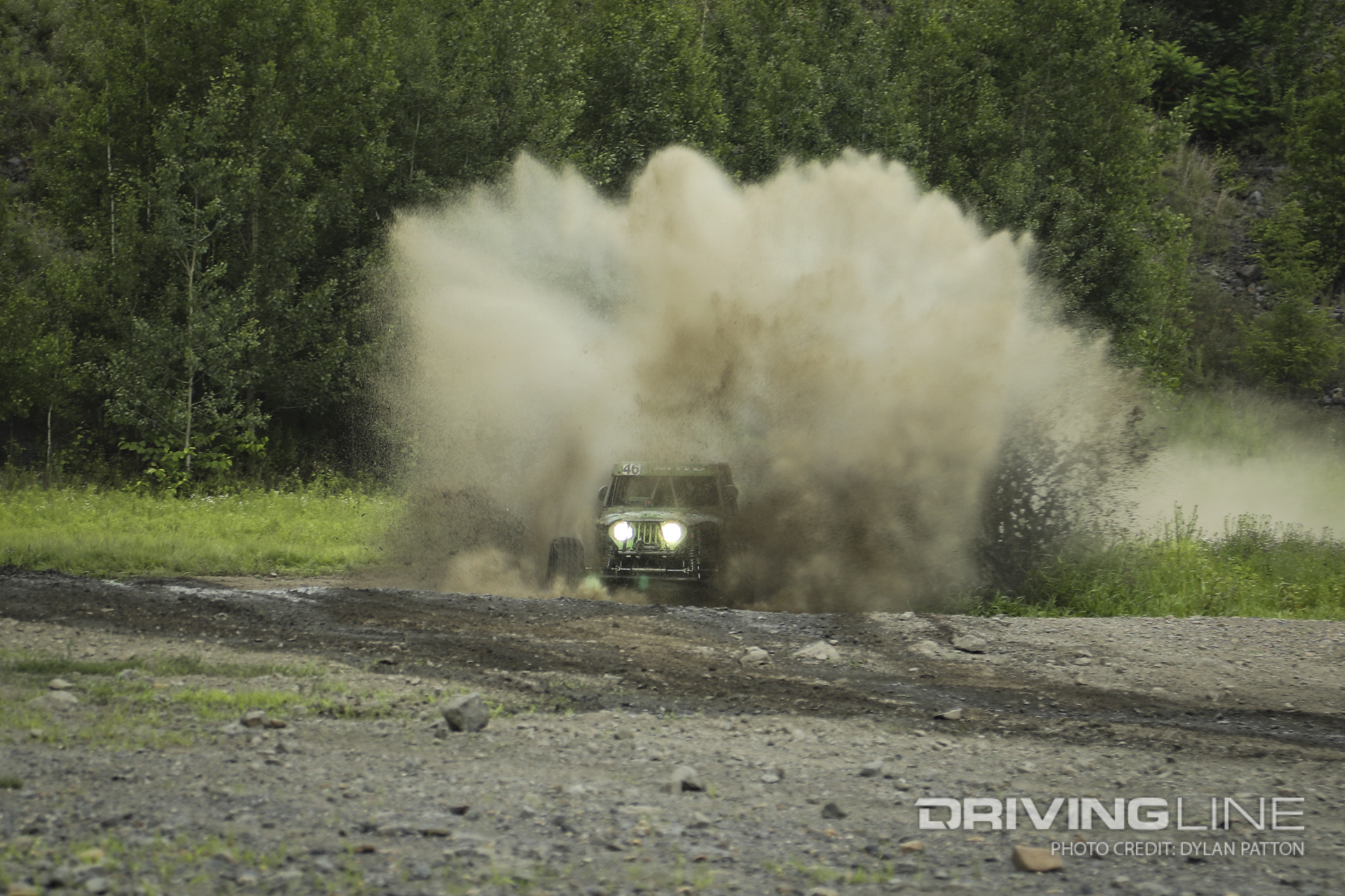 Ultra4 drivers had to deal with lot of water and mud after the storm rolled in half way though the race.