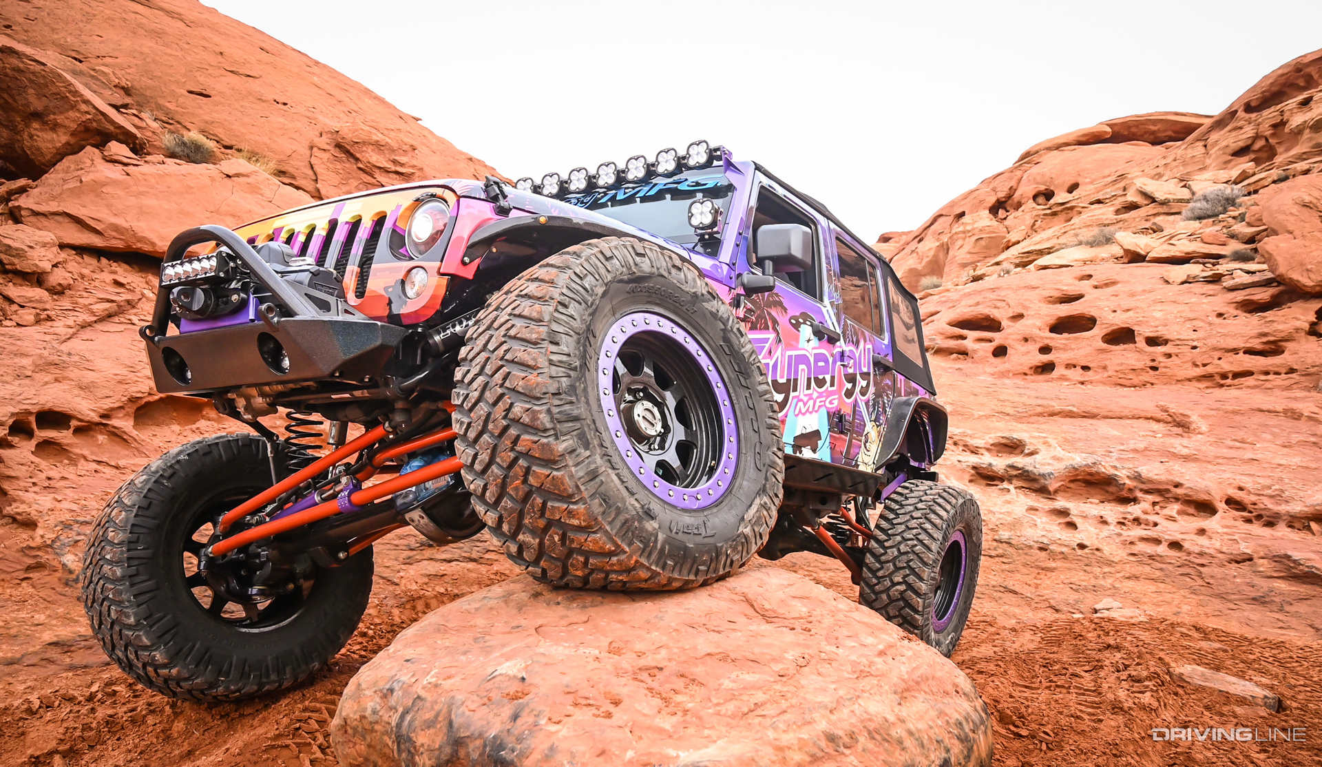 Synergy Miami Beach Jeep on 40-inch Nitto Trail Grappler tires