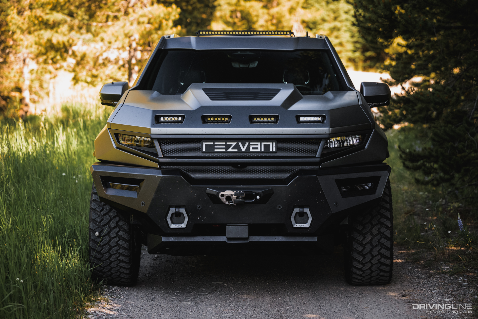 Rezvani Vengeance from front