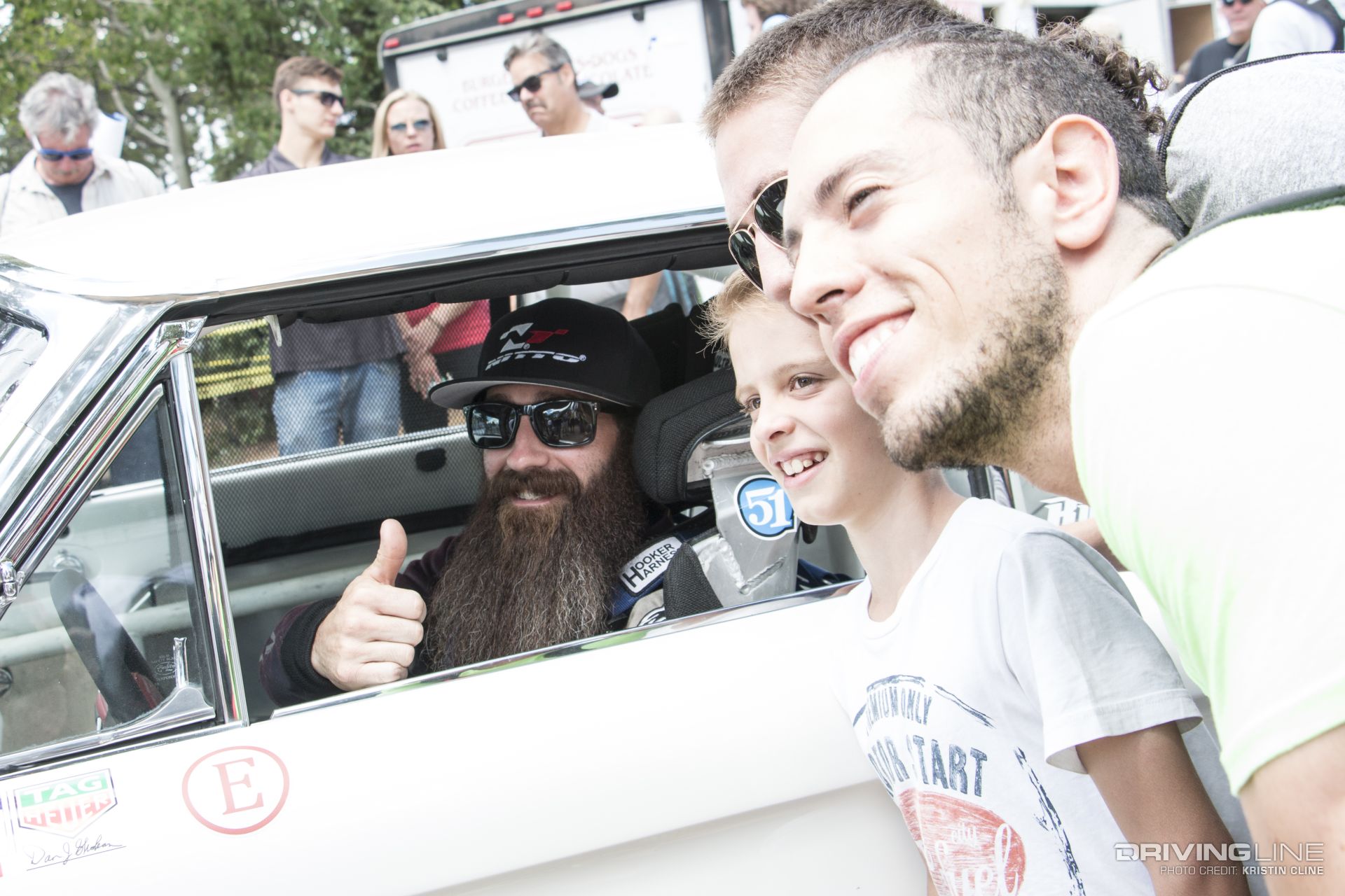 Aaron Kaufman with Fans at Pikes Peak International Hill Climb 2016