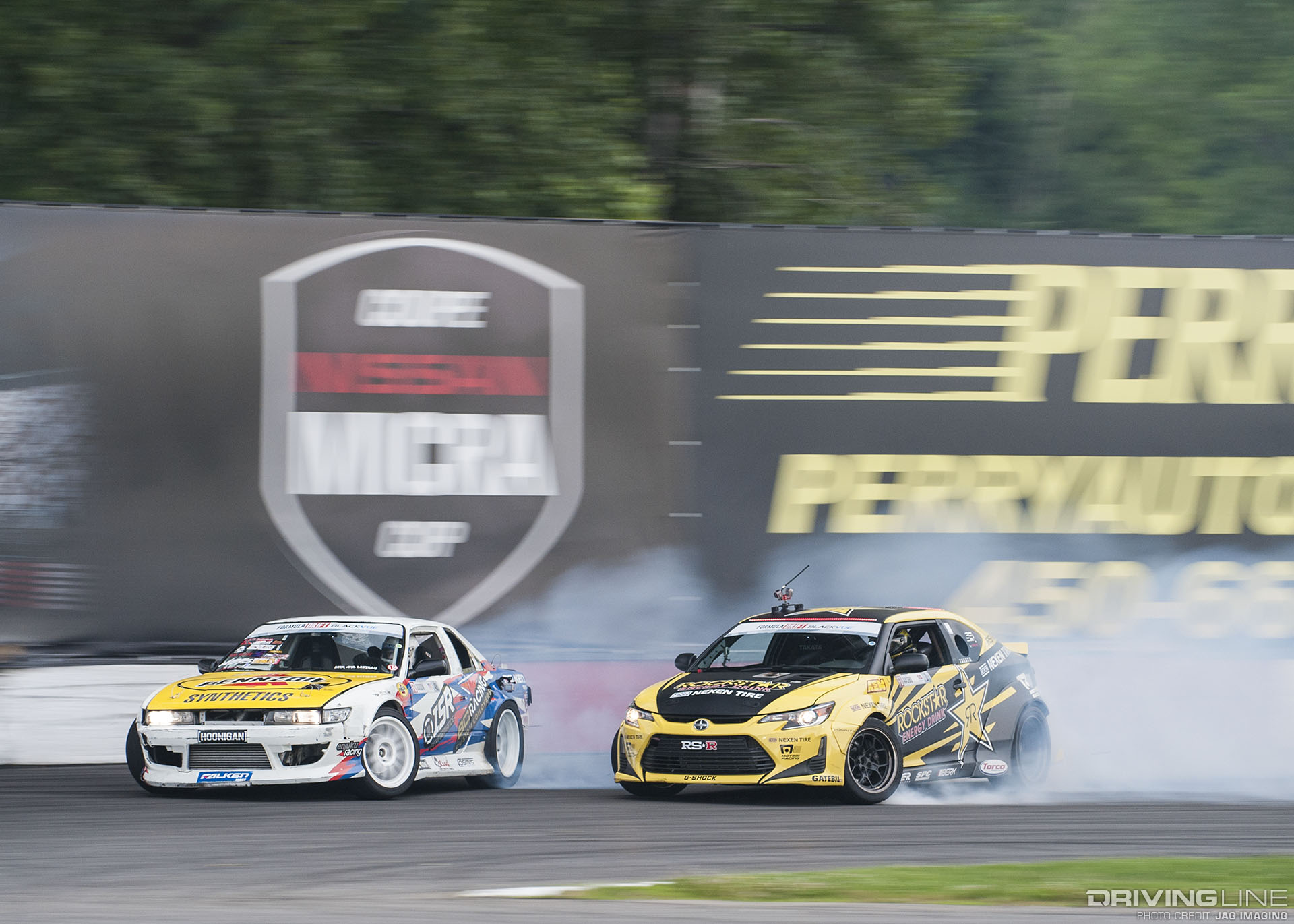 Formula Drift Round 5 Montreal - Fredric Aasbo vs Pat Goodin