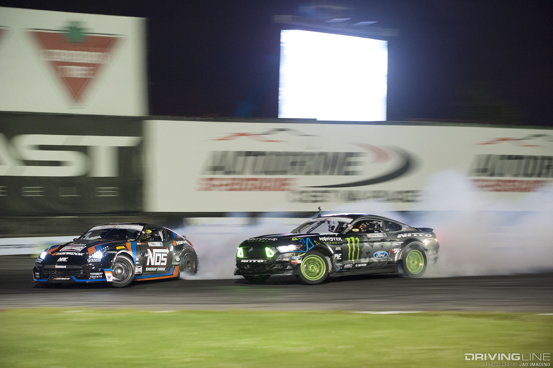 Formula Drift Round 5 Montreal - Chris Forsberg vs Vaughn Gittin Jr.
