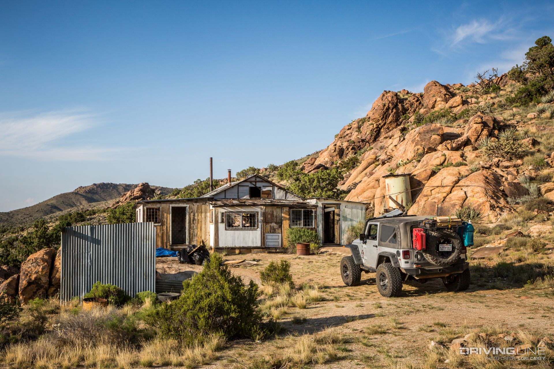 Abandoned Cabin - Kessler Peak Trail Off-Road Trail Review - Mojave Desert