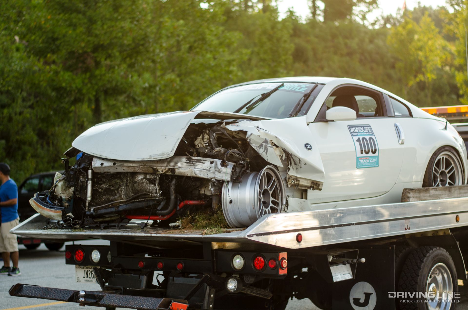 Gridlife South 2016 - Wrecked Nissan 350z