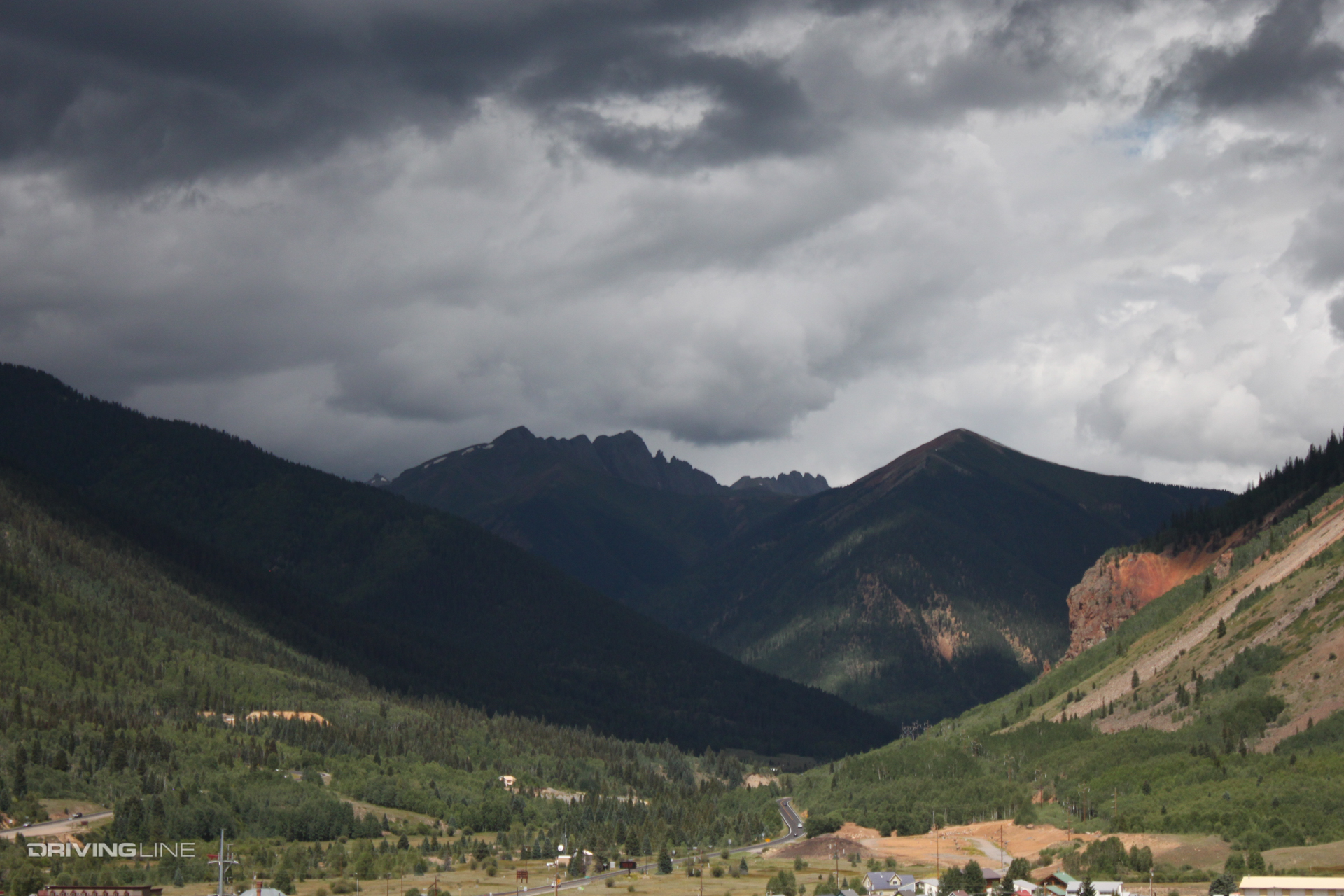 stormy weather in Ophir Pass