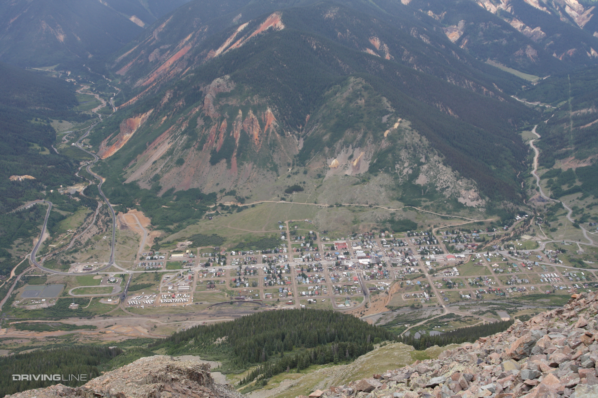 Kendall Mountain overlooking Silverton, CO