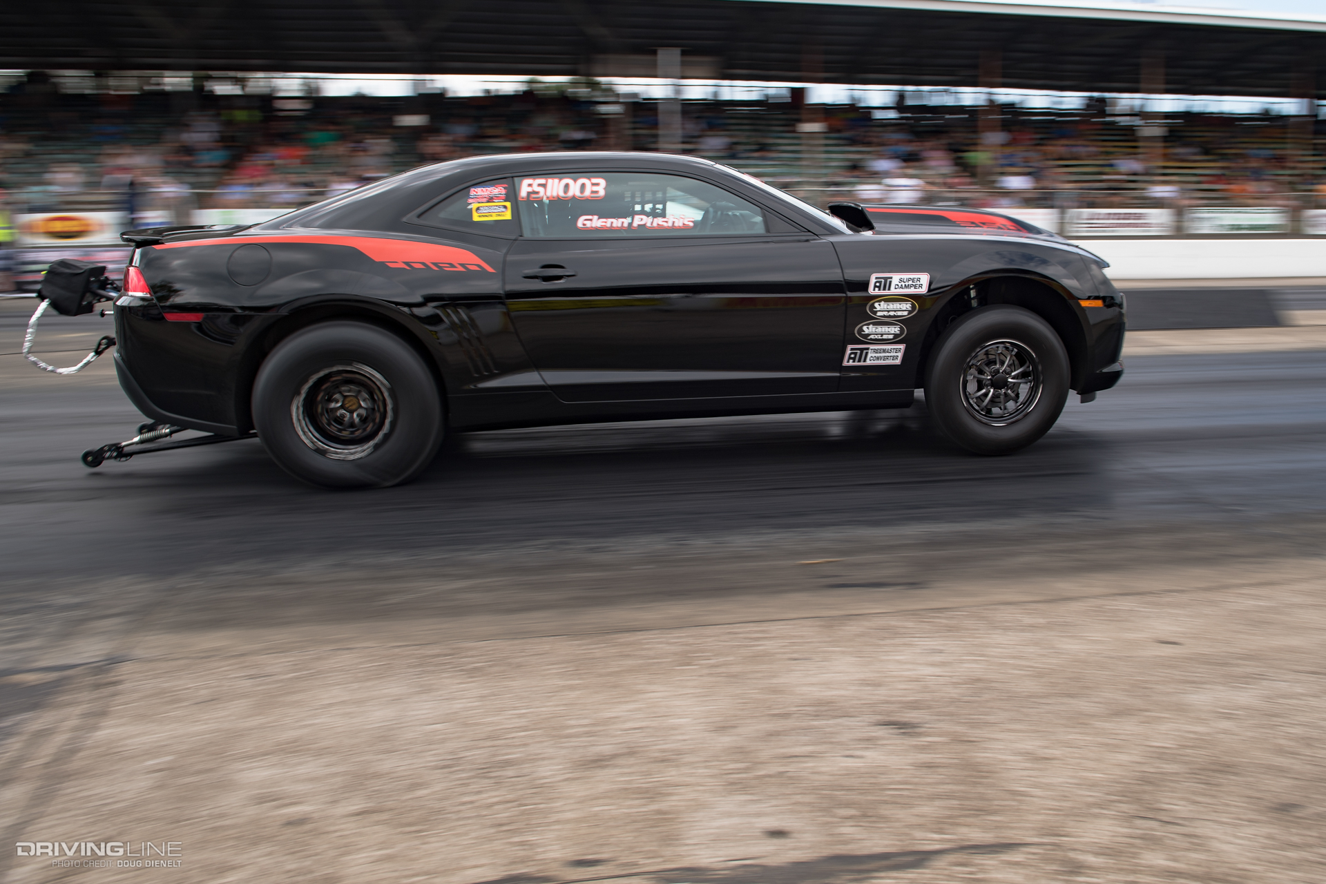 Glenn Pushis black 2013 Camaro at Holley LS Fest