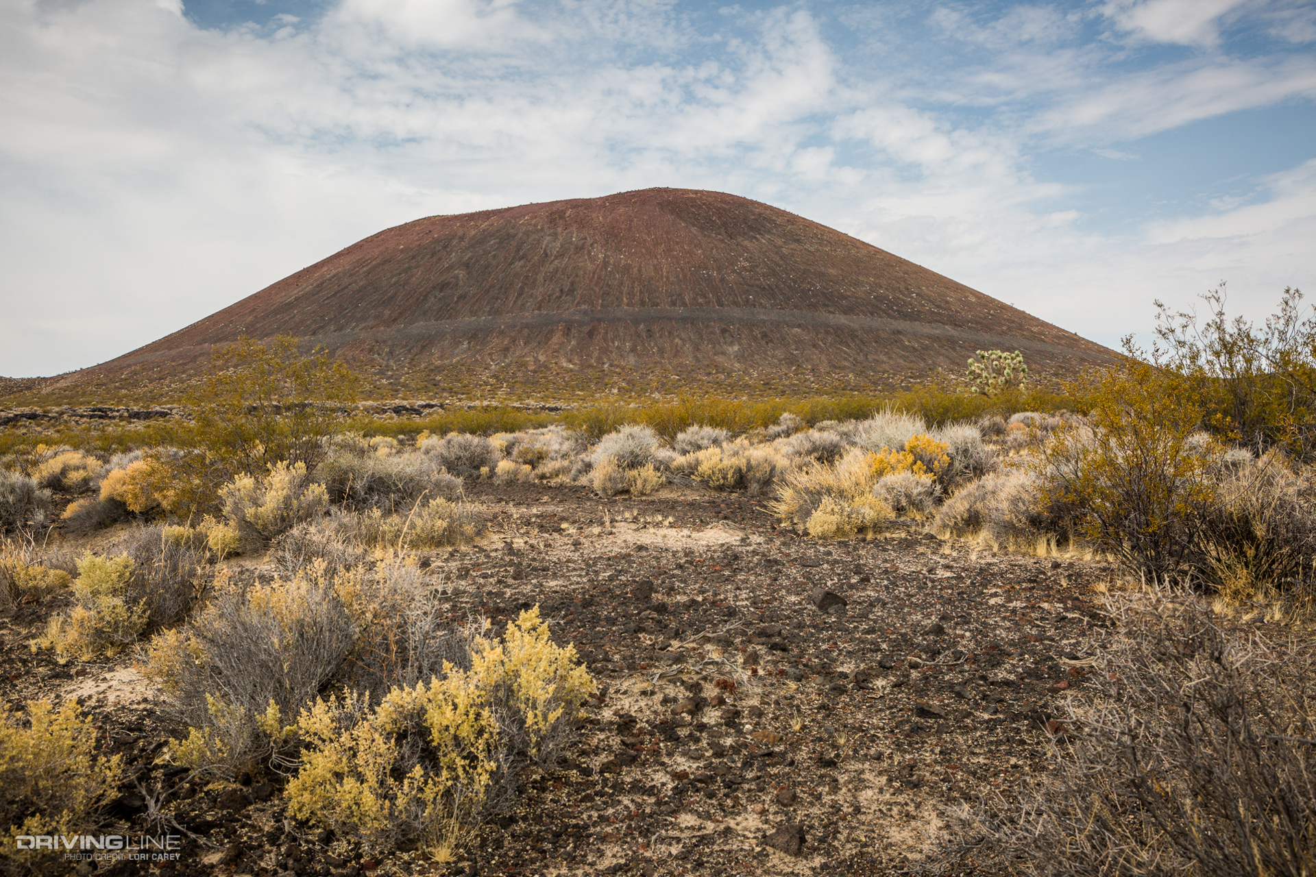 cinder cone on Aiken Mine Trail