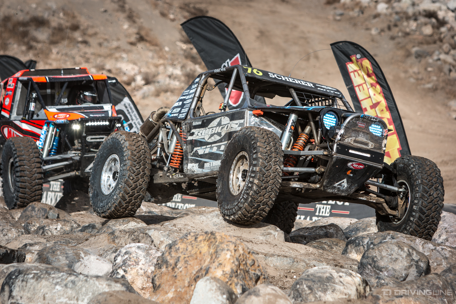 Jason Scherer and Levi Shirley at Ultra4 National Championships 2016