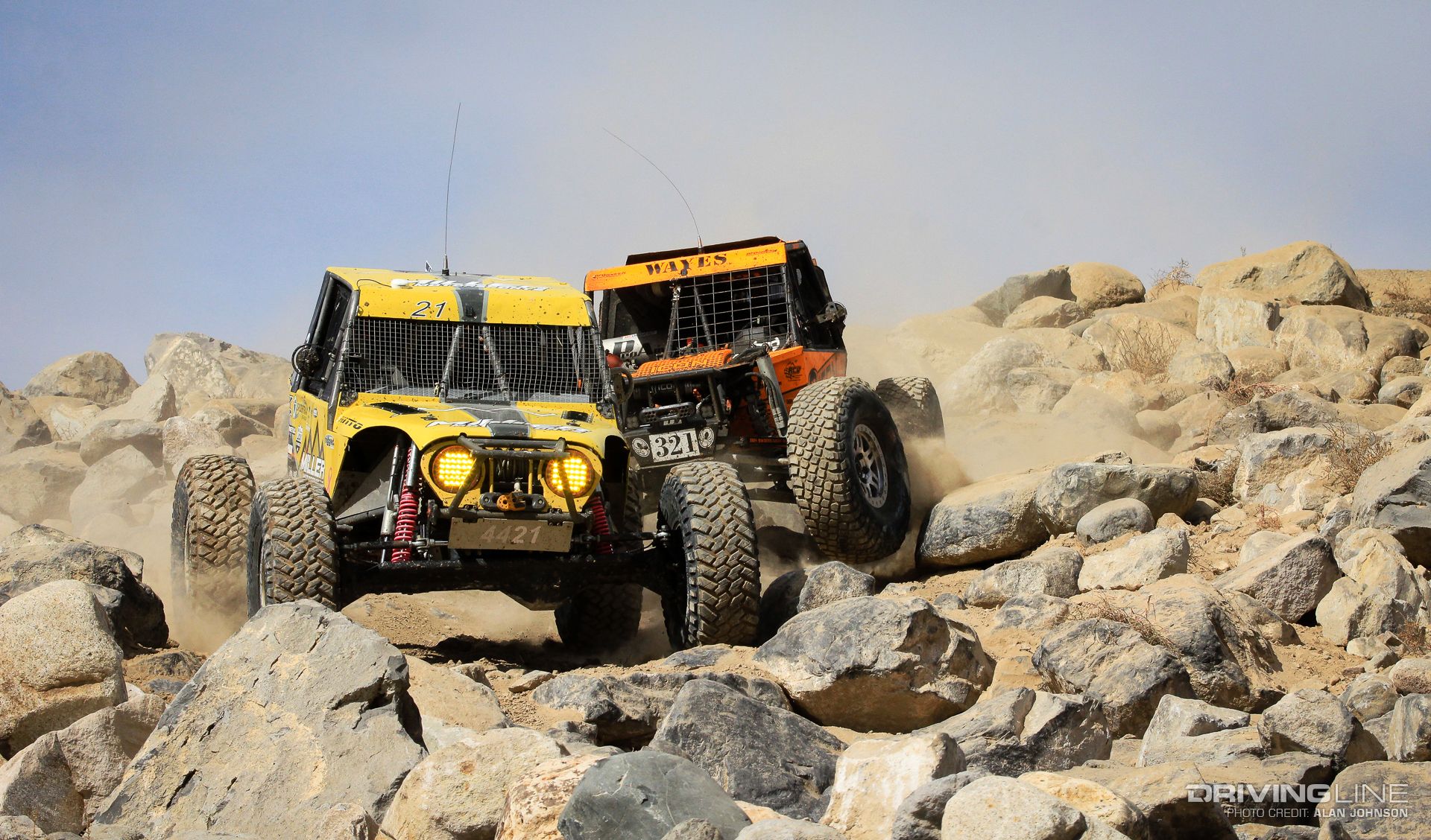 Erik Miller and Tom Wayes at Ultra4 National Championships 2016