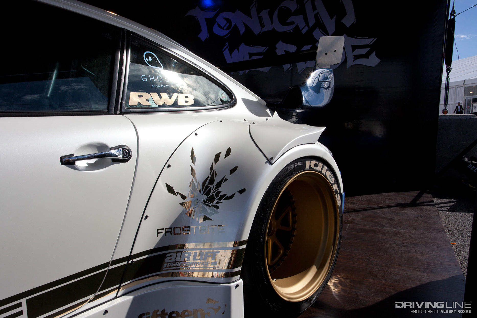 RWB on porsche rear wheel