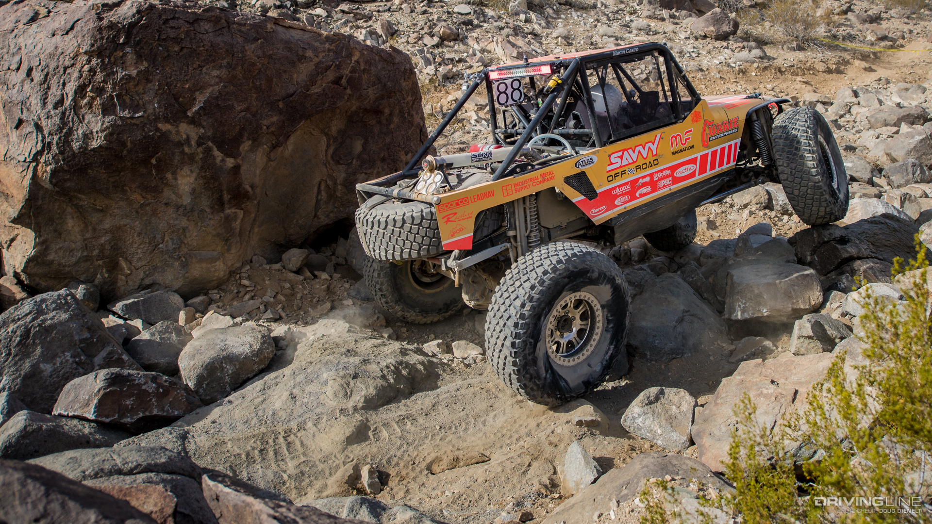 Jessi Combs at 2017 KOH Main Race Day