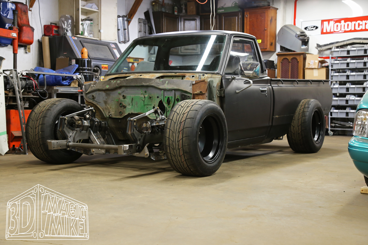 Datsun 620 on its new chassis