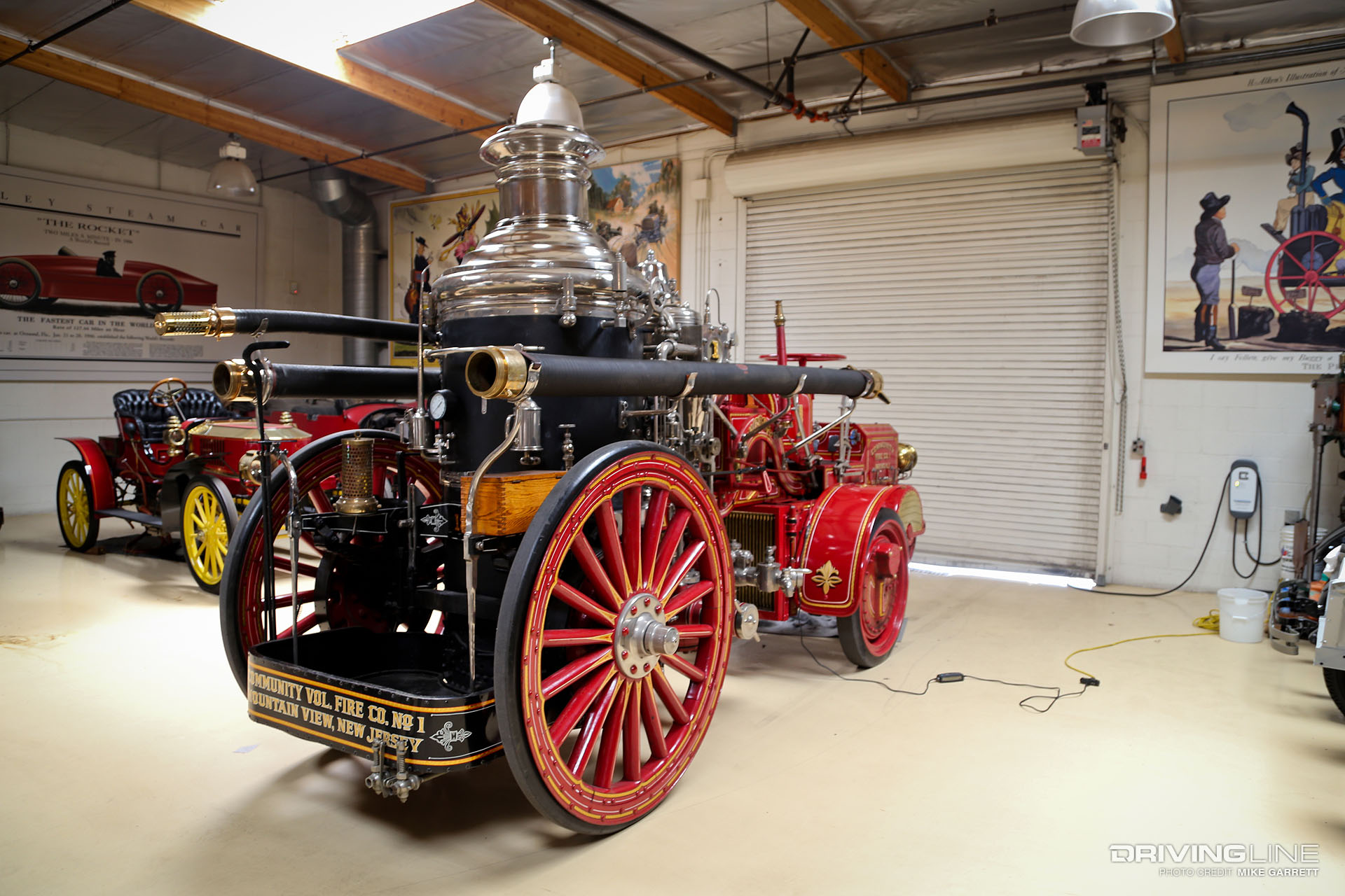 Turn of the century fire truck