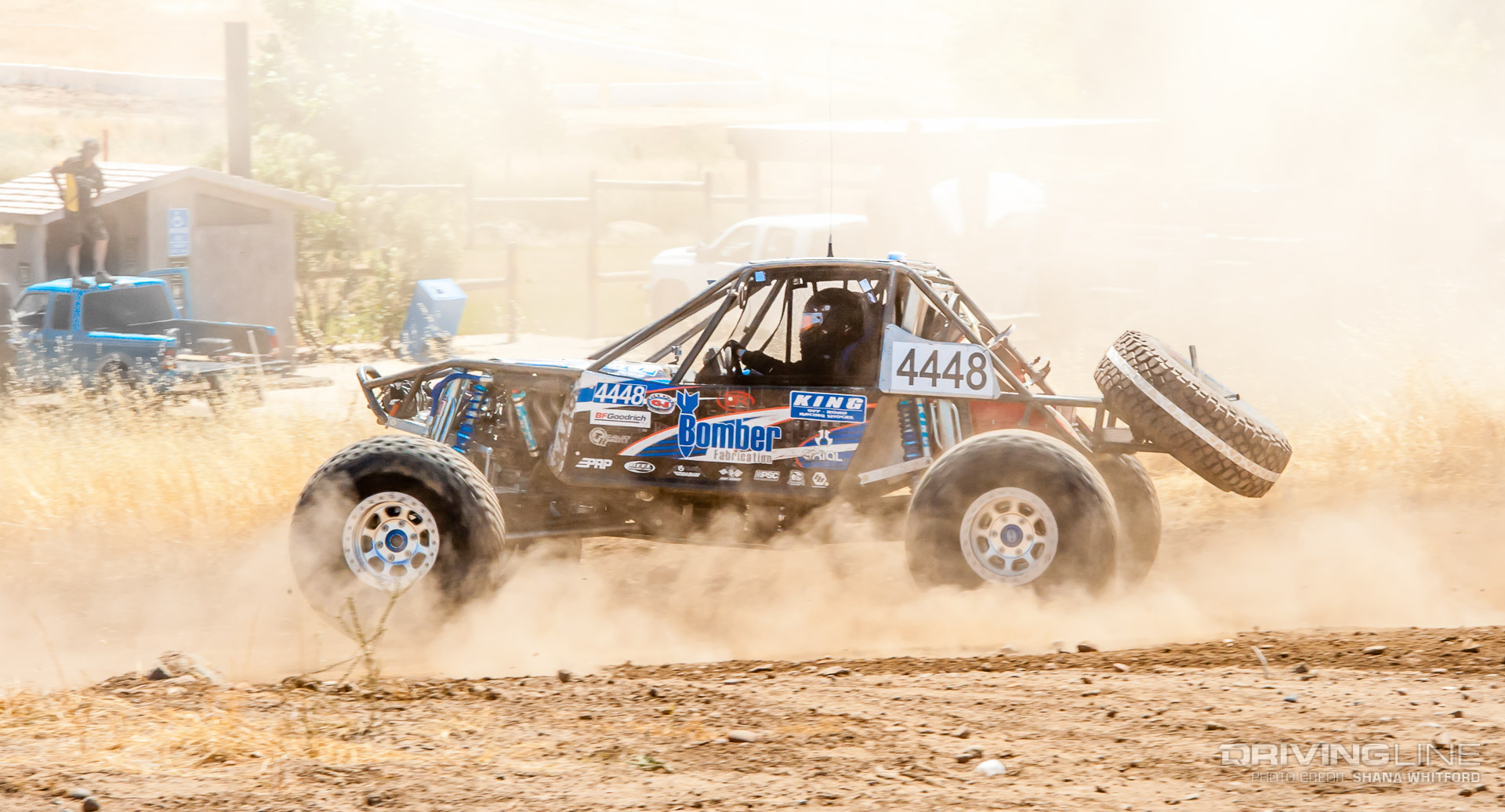 Randy Slawson kicking the dust up