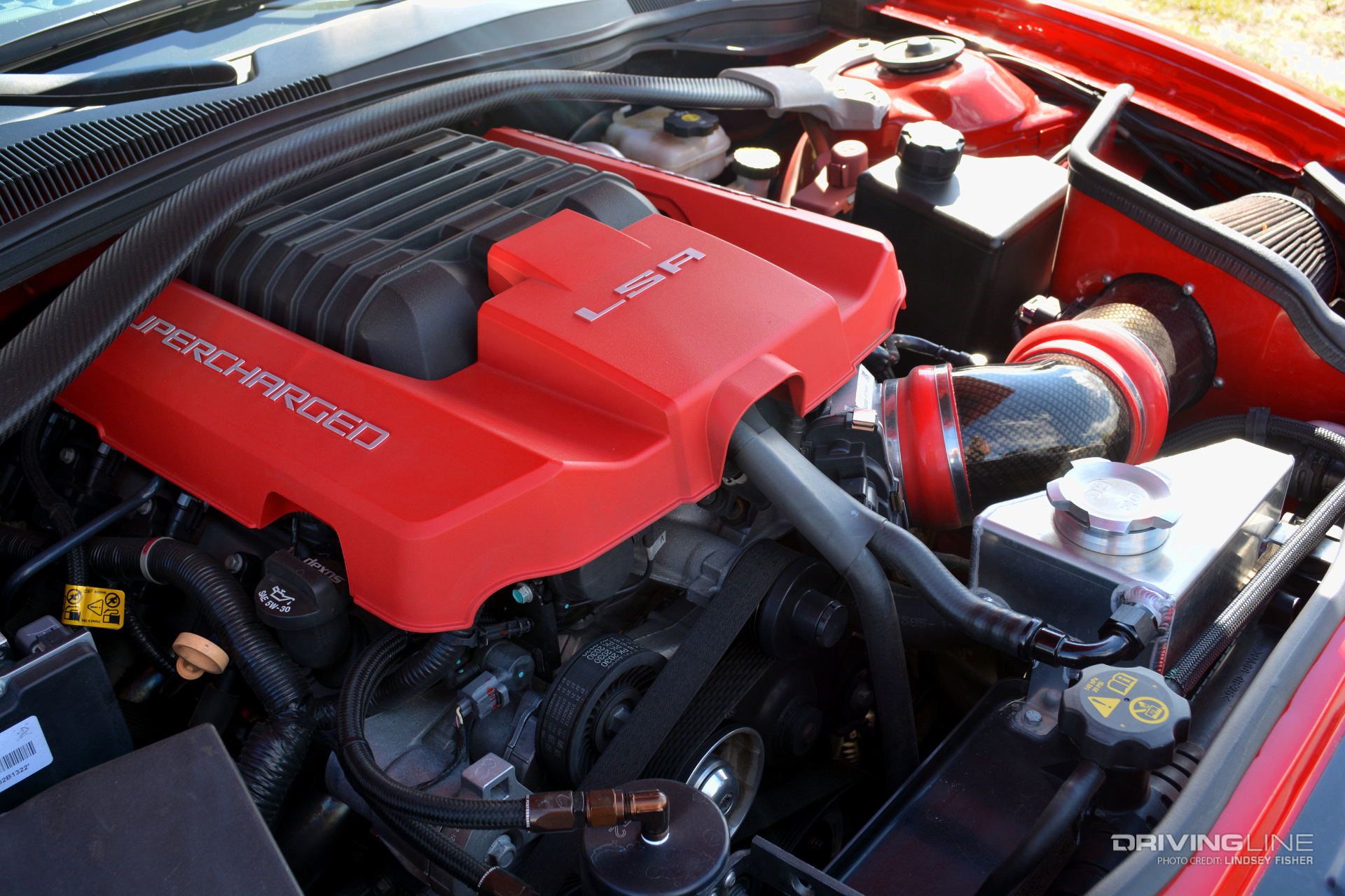 2013 ZL1 V8 under the hood