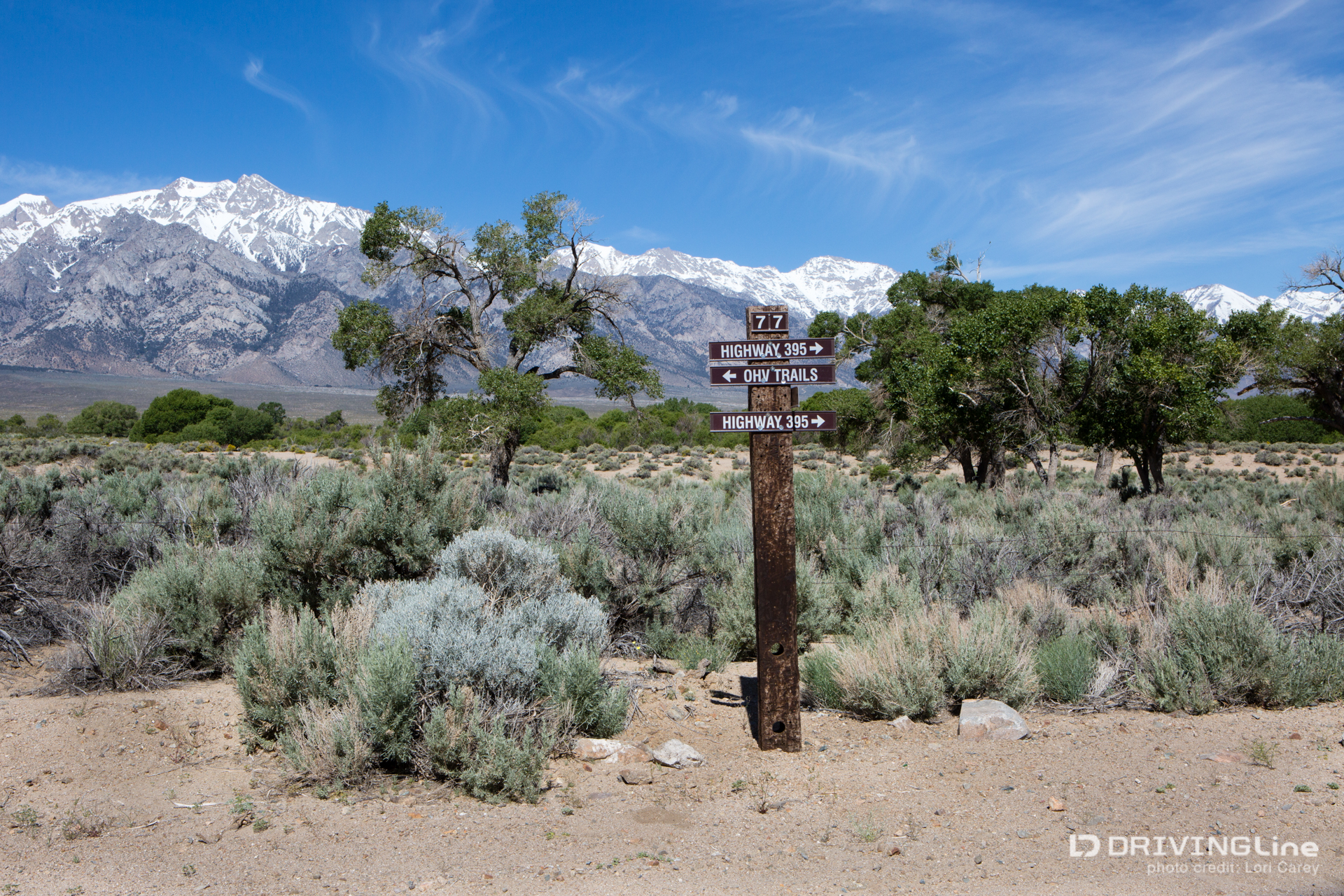 001 ohv trails sign alabama hills