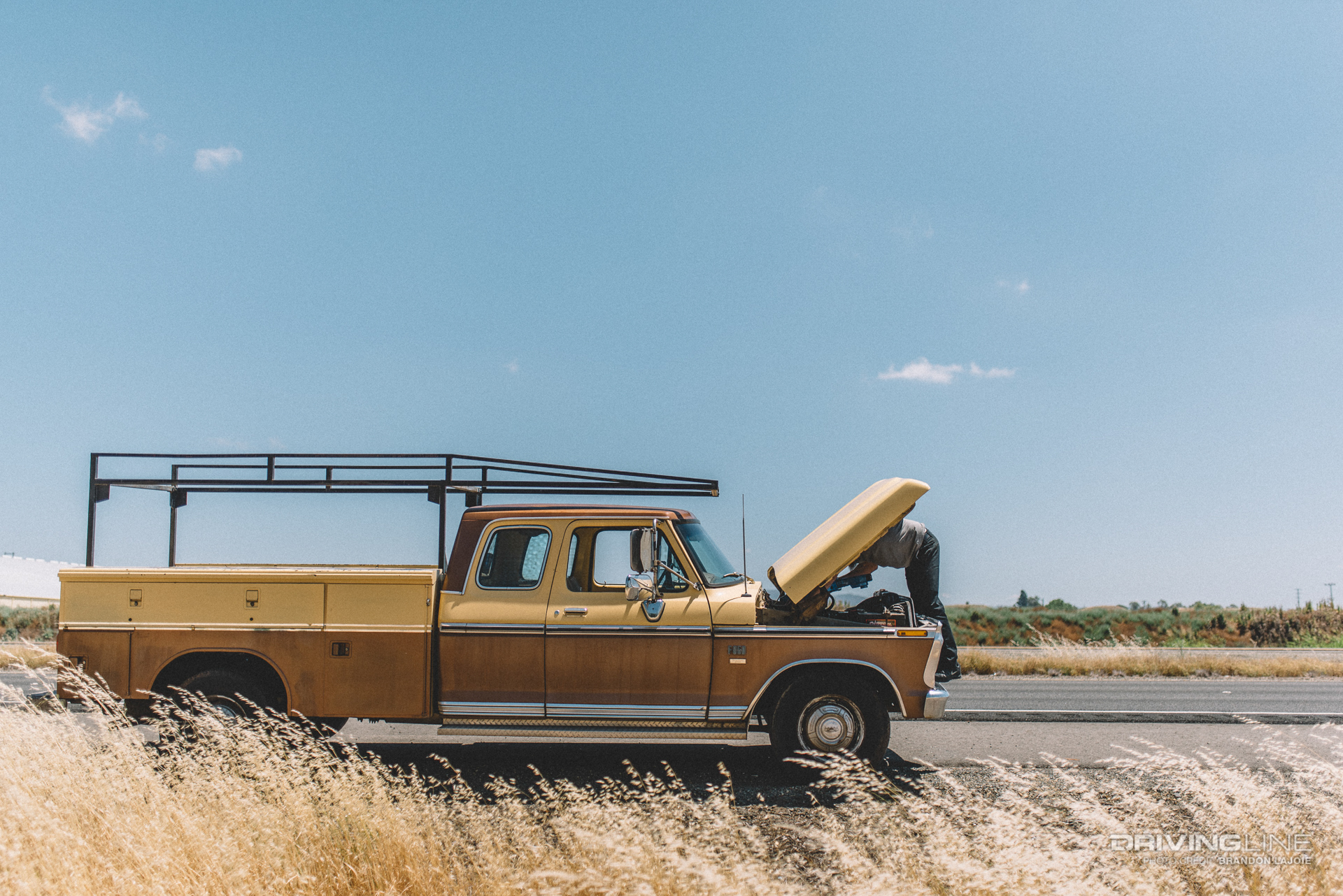 Aaron Kaufman Ford F-350 Truck Roadside Repair