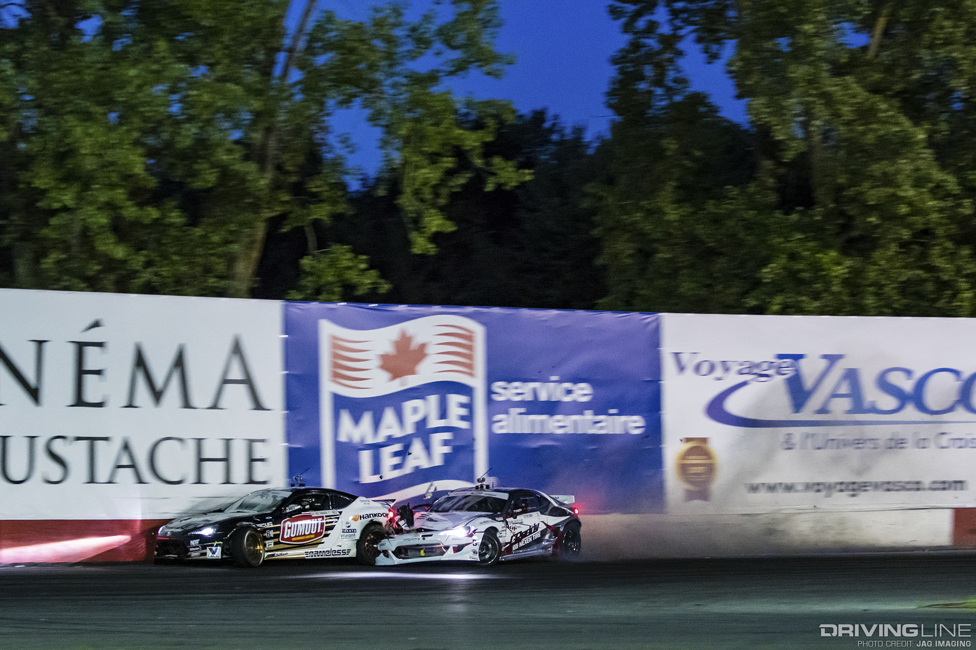 Tuerck lead vs. Gushi - crashing into wall