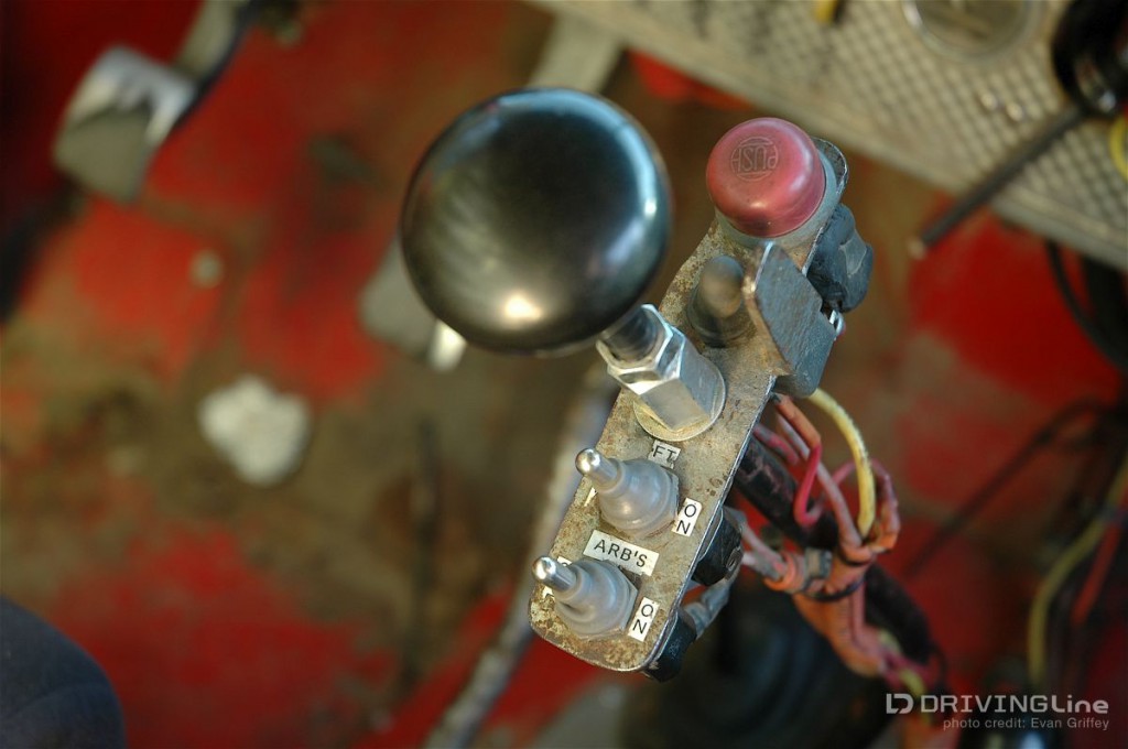 The dash is in constant evolution. I especially like the use of toolbox latches to provide quick access to the inner wiring domain behind the main gauge panel. Carl says the conversion to Bluetooth to tune the EFI will allow him to clean up the dash considerably.