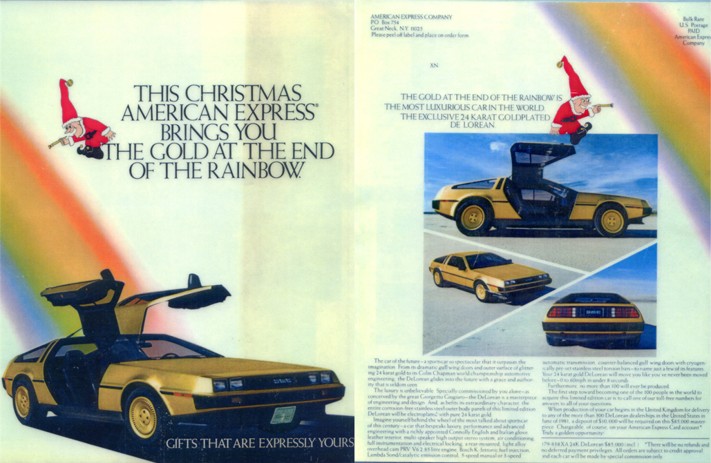 24-karat-gold-delorean-1981-dmc-american-express-catalog