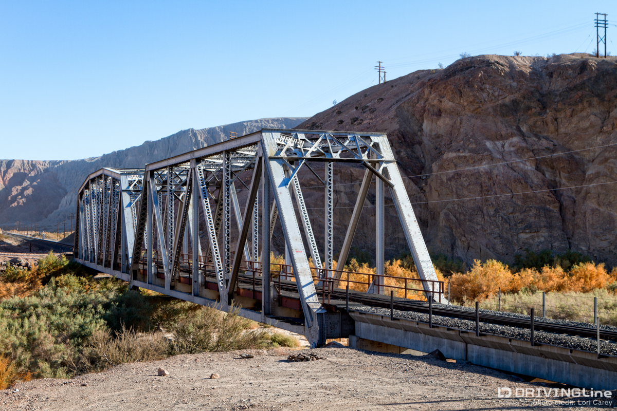Mojave River bridge in Afton Canyon