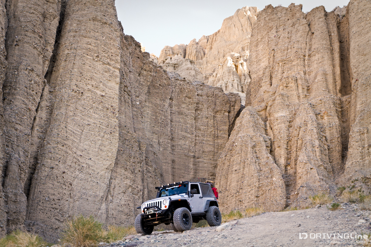 Jeep in Afton Canyon