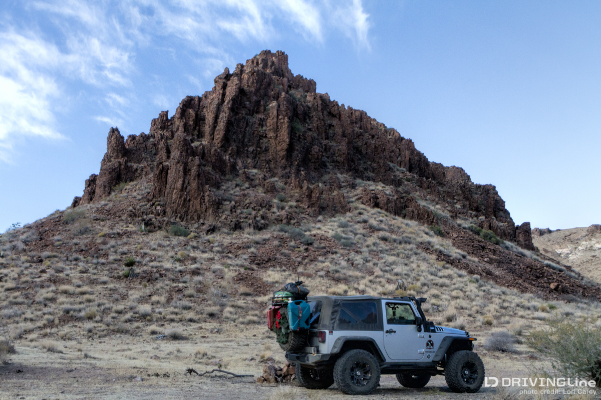 Off road in the Hackberry Mountains, Mojave National Preserve