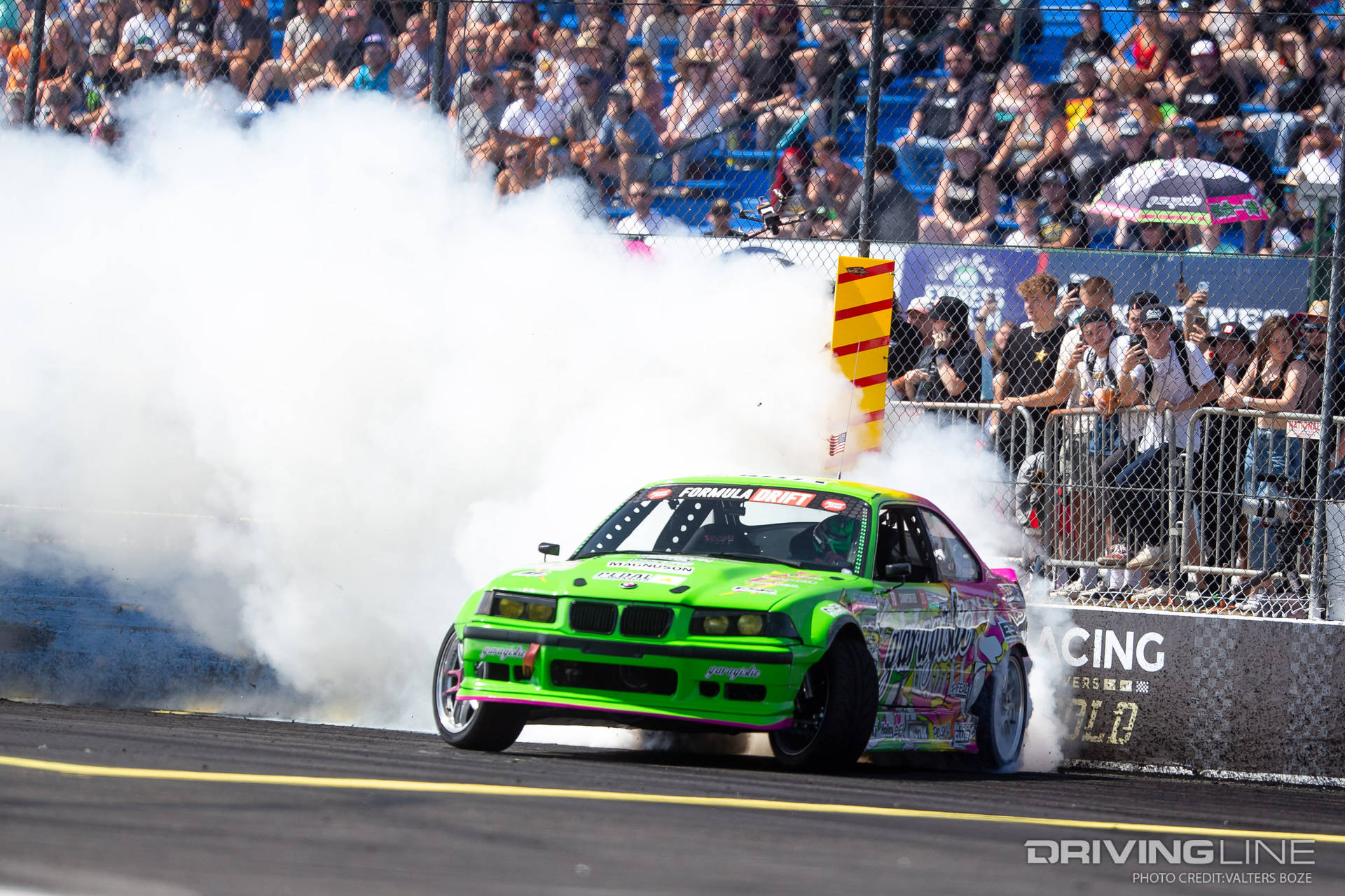 Rome Charpentier drifting at 2023 Formula Drift Seattle