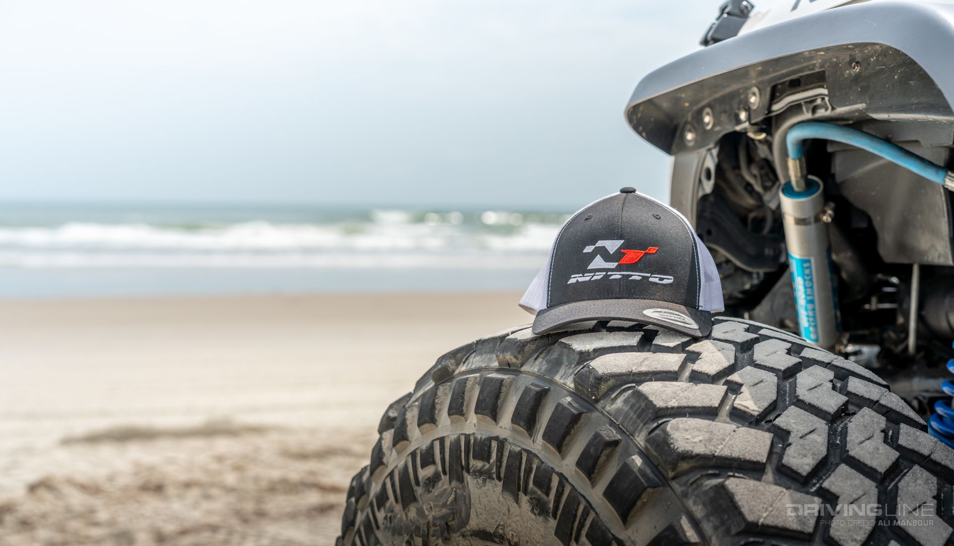 Nitto Tire Hat on Nitto Trail Grappler at Daytona Beach Florida