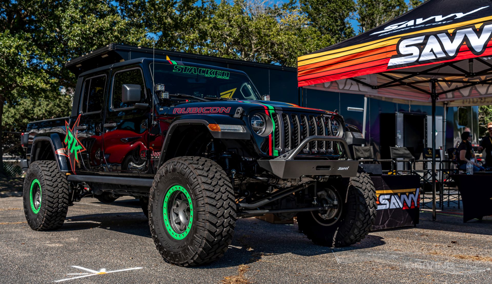 Jeep Gladiator Rubicon on 38s Rock Krawler Lift Savvy Bumpers