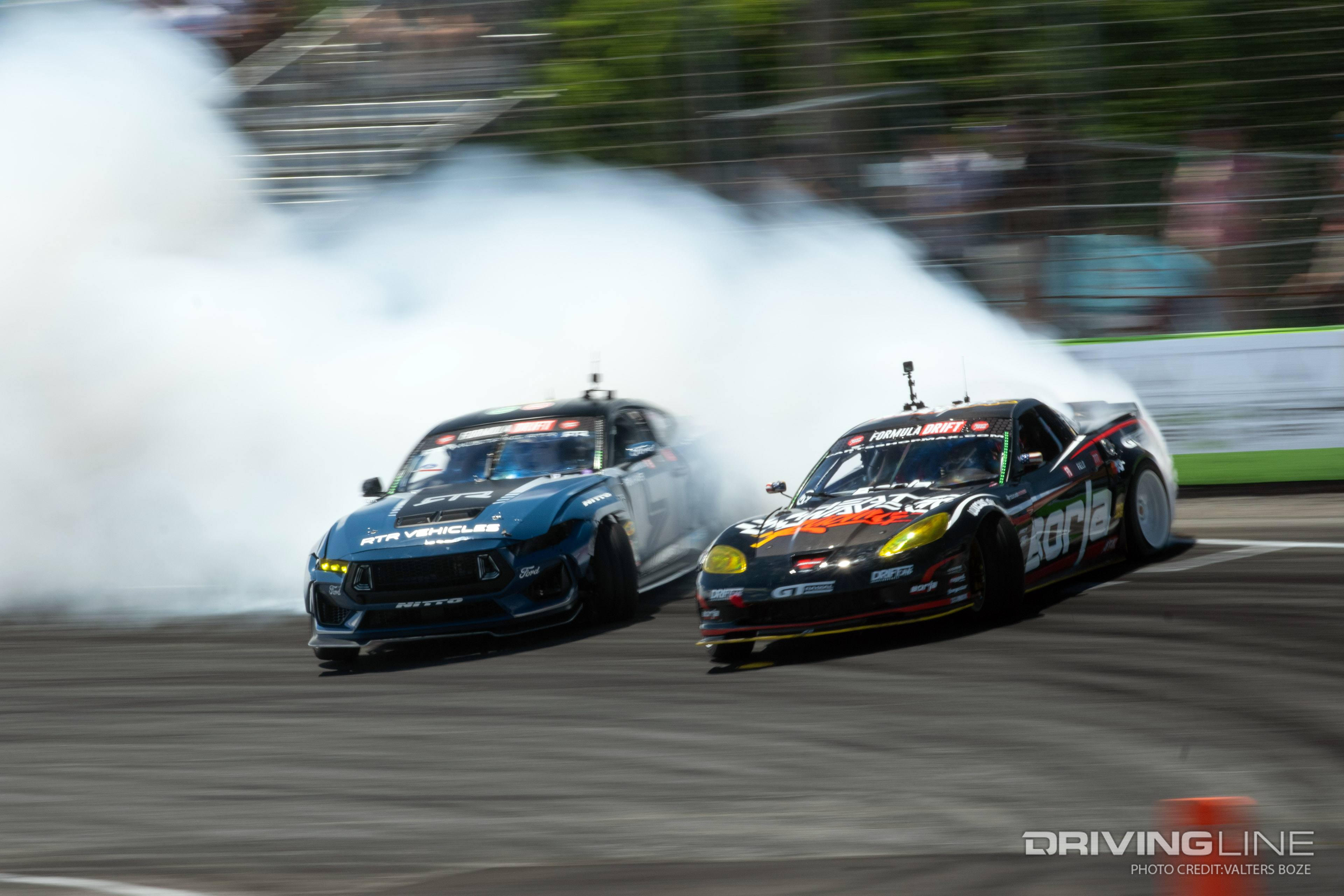 Adam LZ tandem drifting against Matt Field at 2023 FDORL