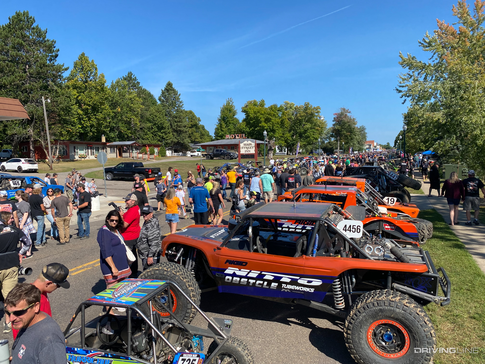 The parade of race cars is something very special to behold on Friday.in Crandon, WI