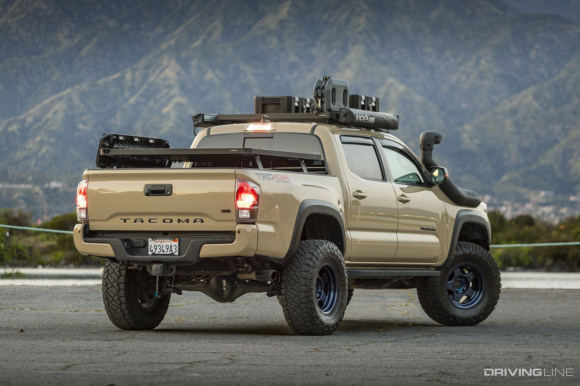 Tacoma Off Road Build Rear View