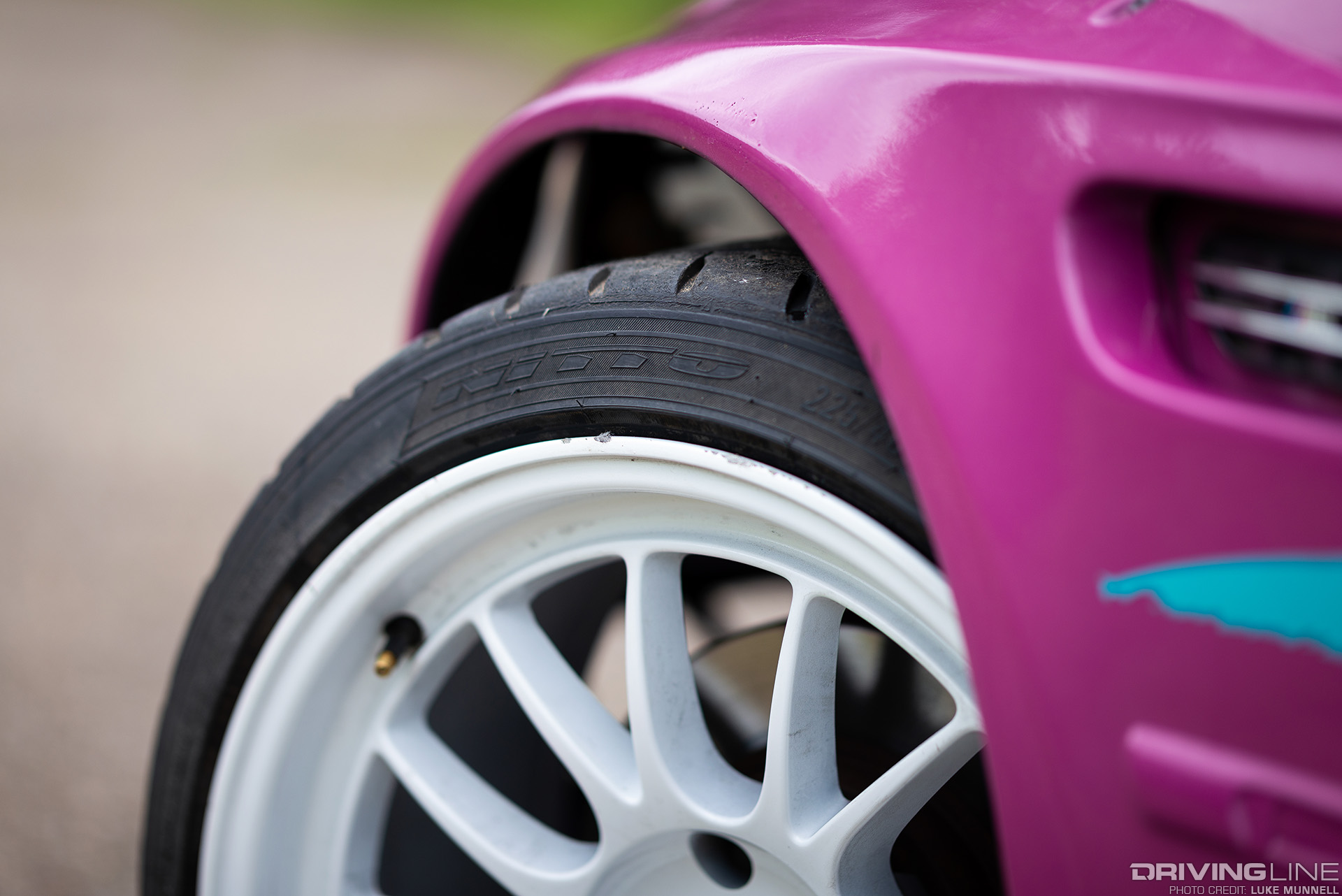 Widebody front fender on BMW E46 Wagon