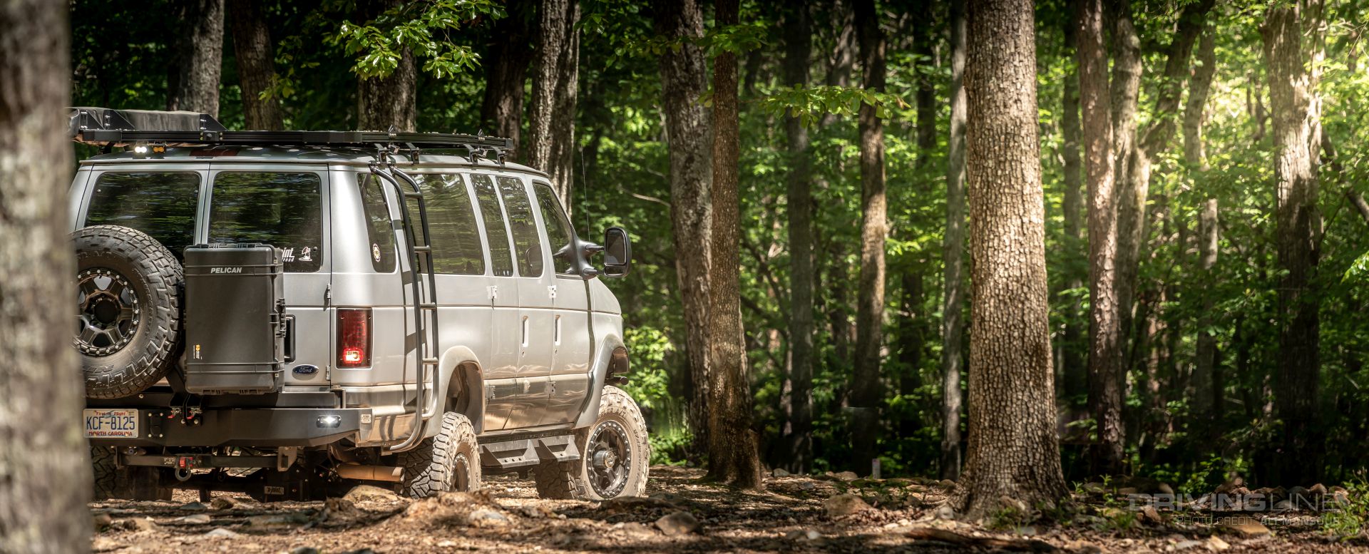 2014 Ford E350 Van rear view in uwharrie