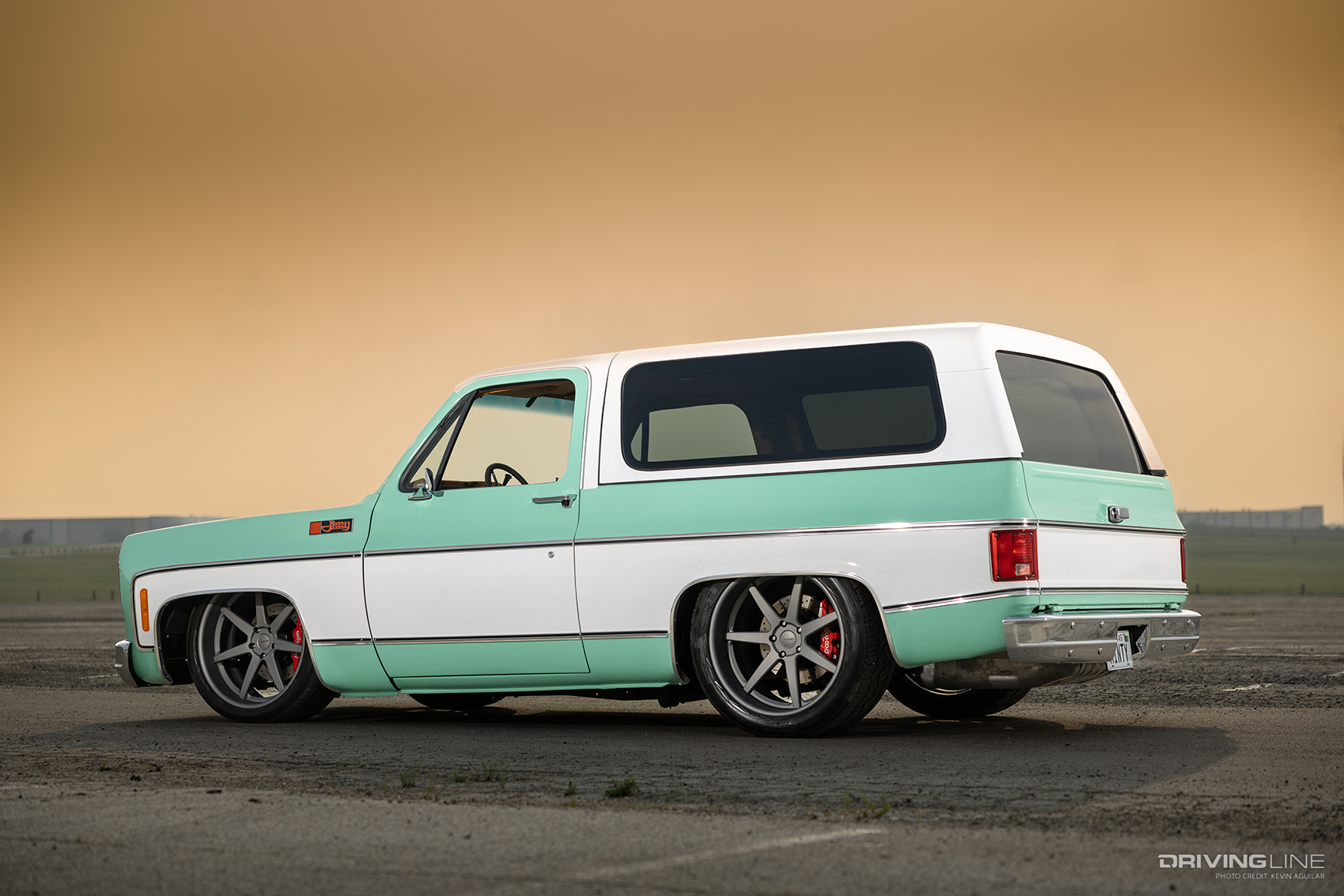 Rear of Cody McKelvy's '78 GMC Jimmy Built by Hill's Hot Rods