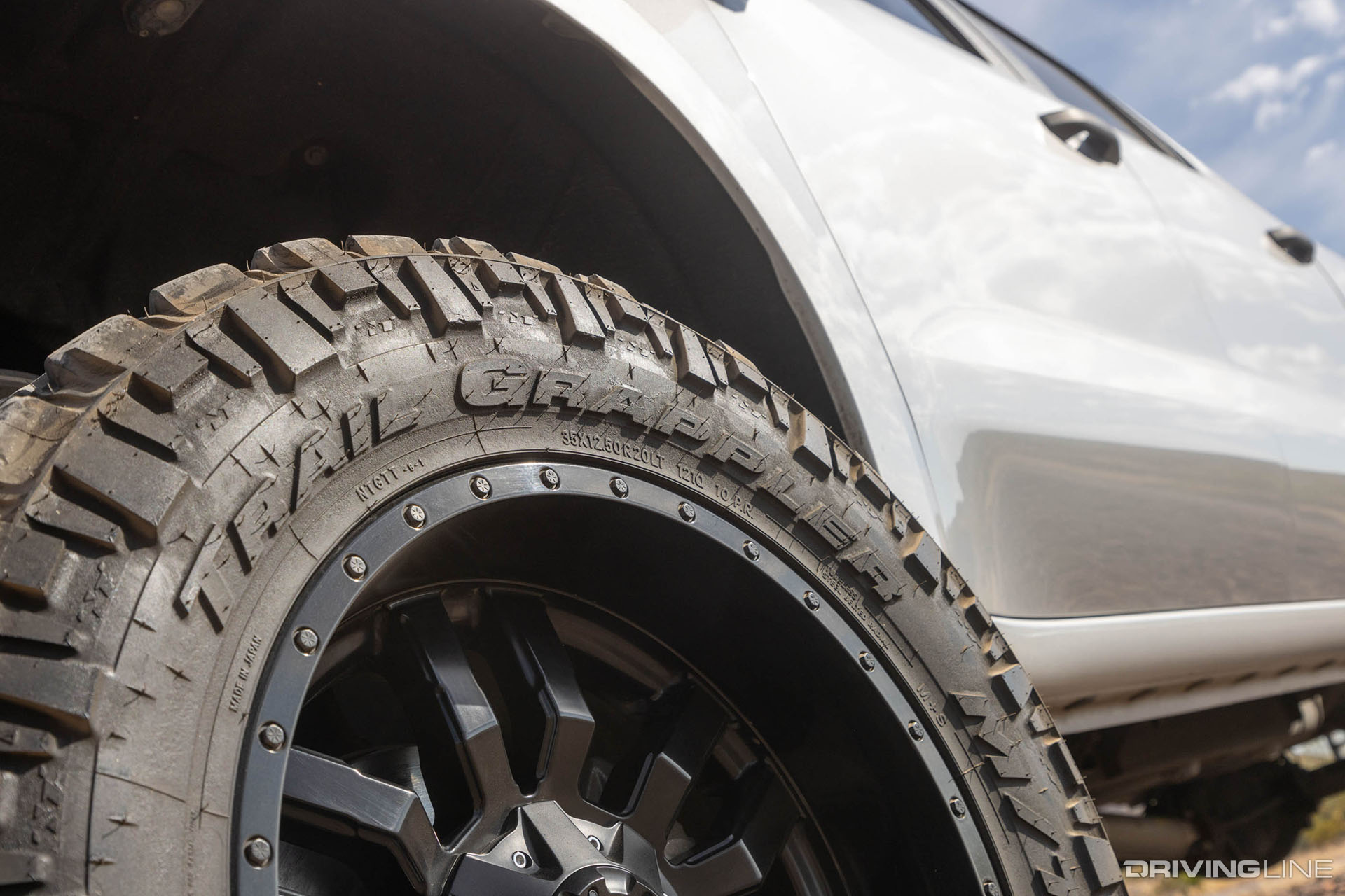 Nitto Trail Grappler tire on Chevy Trail Boss truck