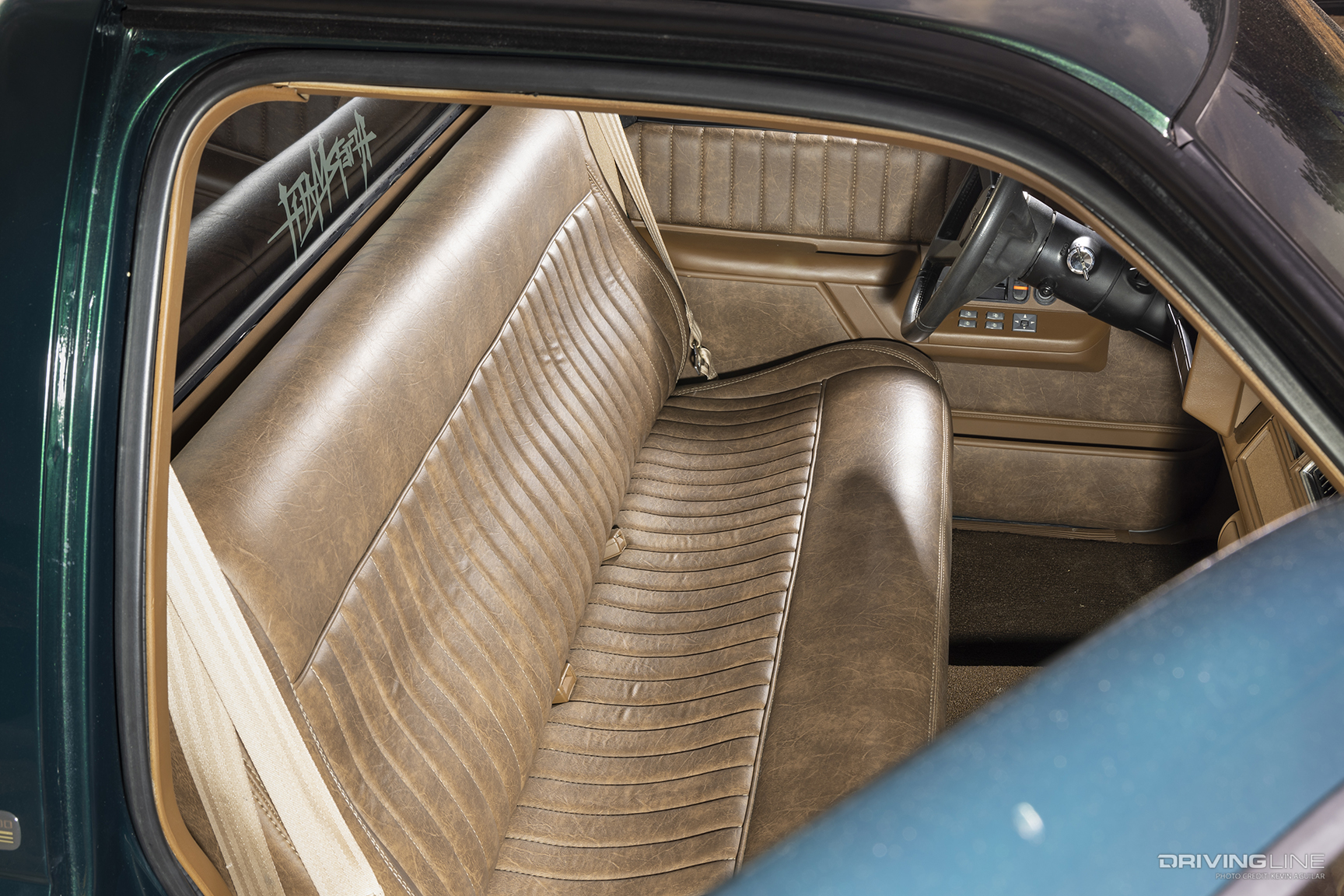 Bench Seat of Jose Galvan's '91 Chevy Silverado C1500 (OBS)