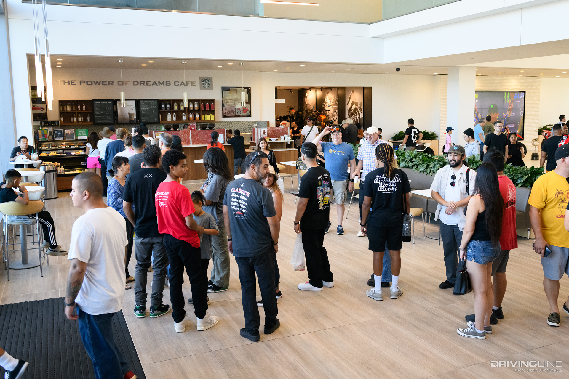 The power of dreams cafe at the American Honda Museum in SoCal