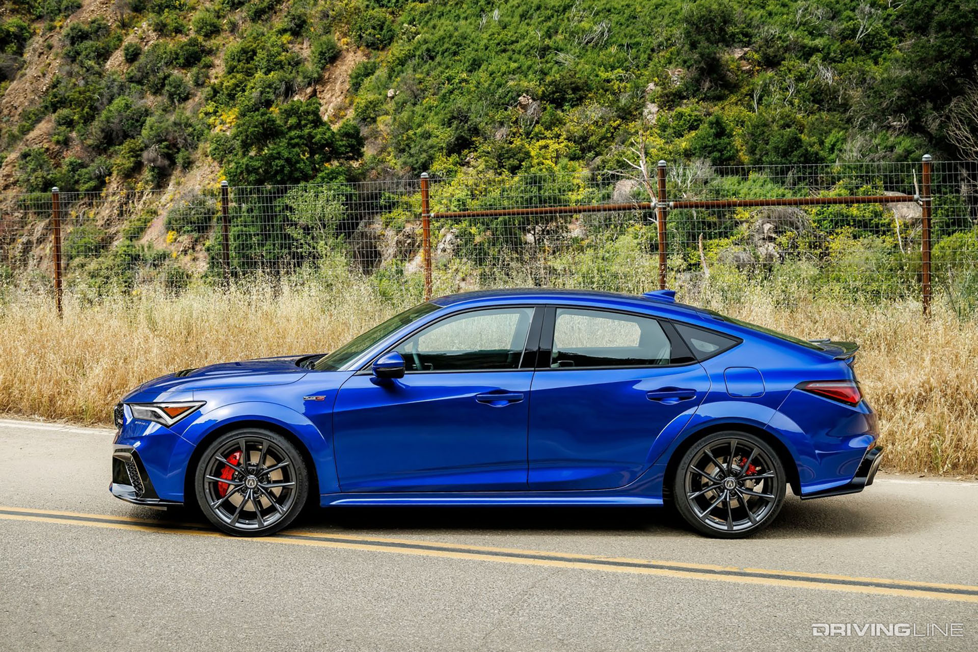 Integra Type S Blue Side View