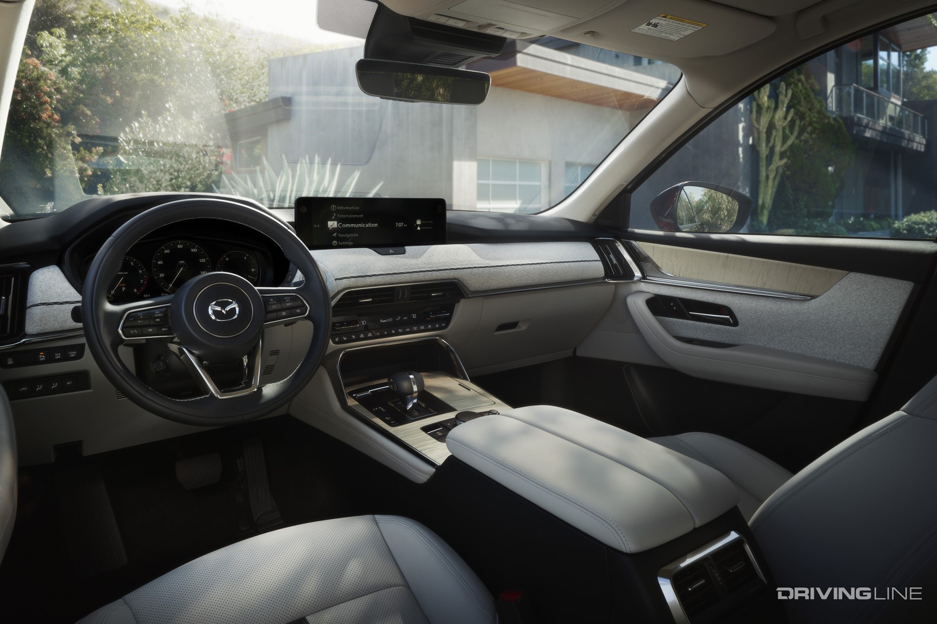 2024 Mazda CX-90 interior front seats and dashboard