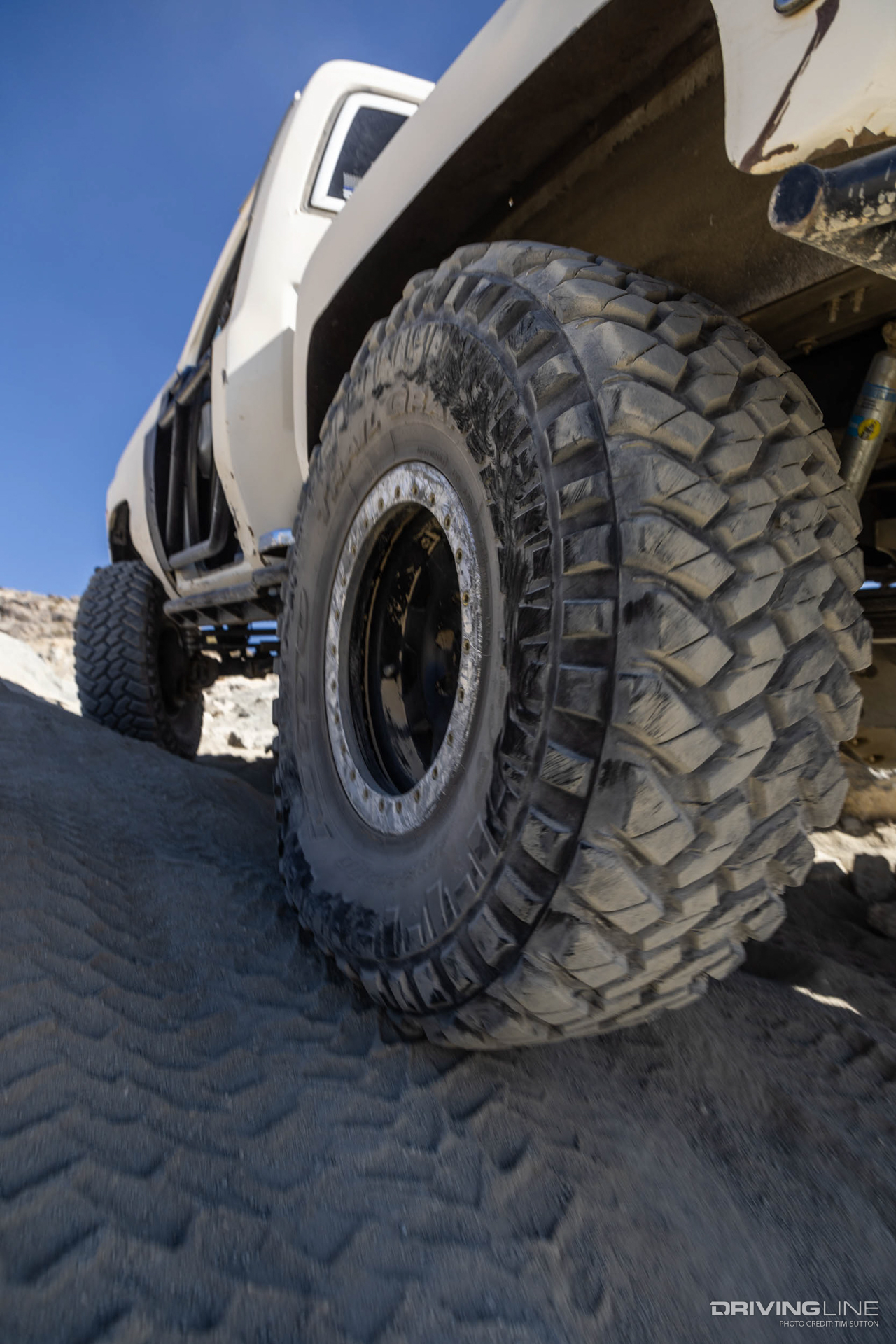 40-inch Nitto Trail Grappler tires on a 1977 Chevy K10 truck