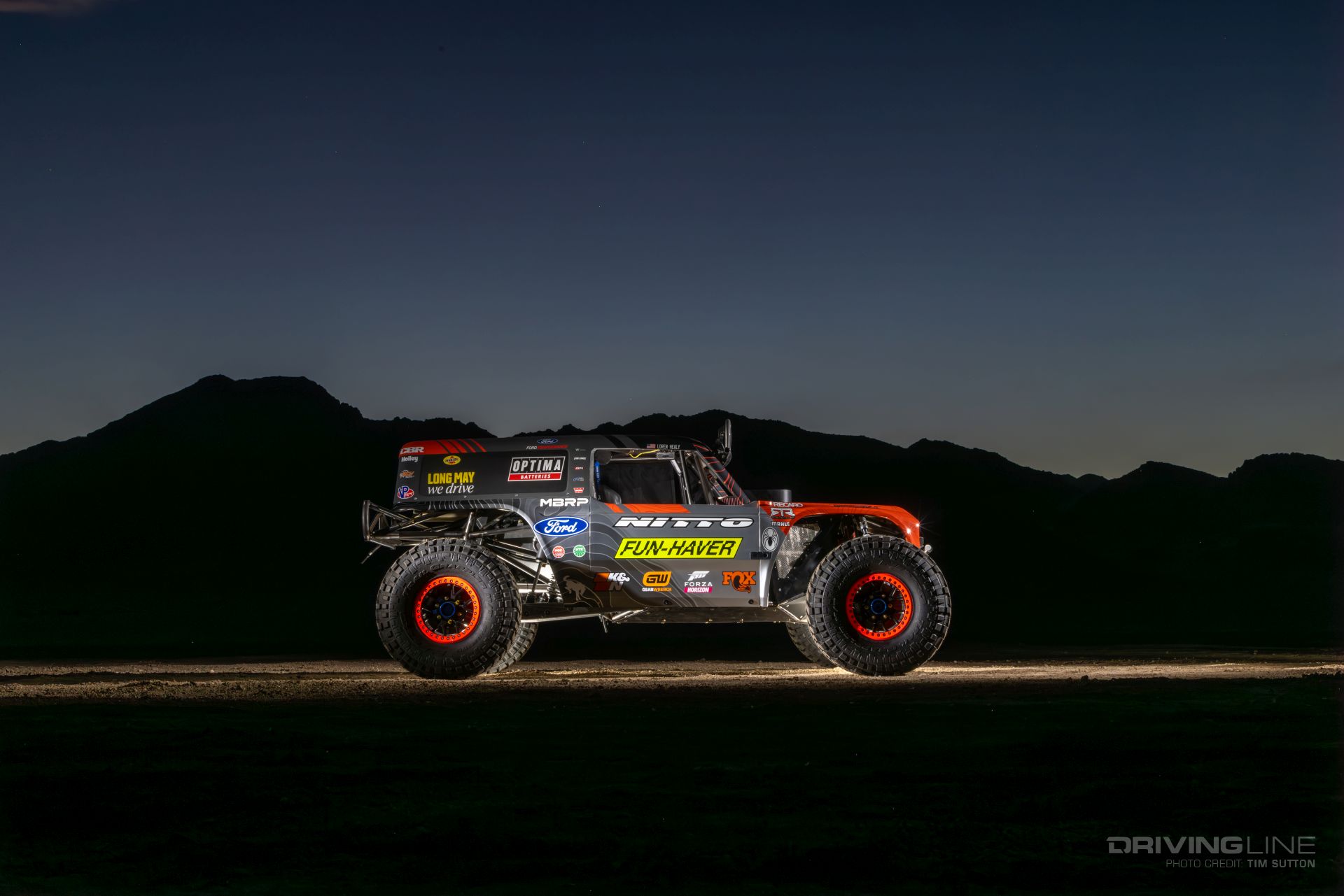 2023 Ford Bronco 4400 class car side view