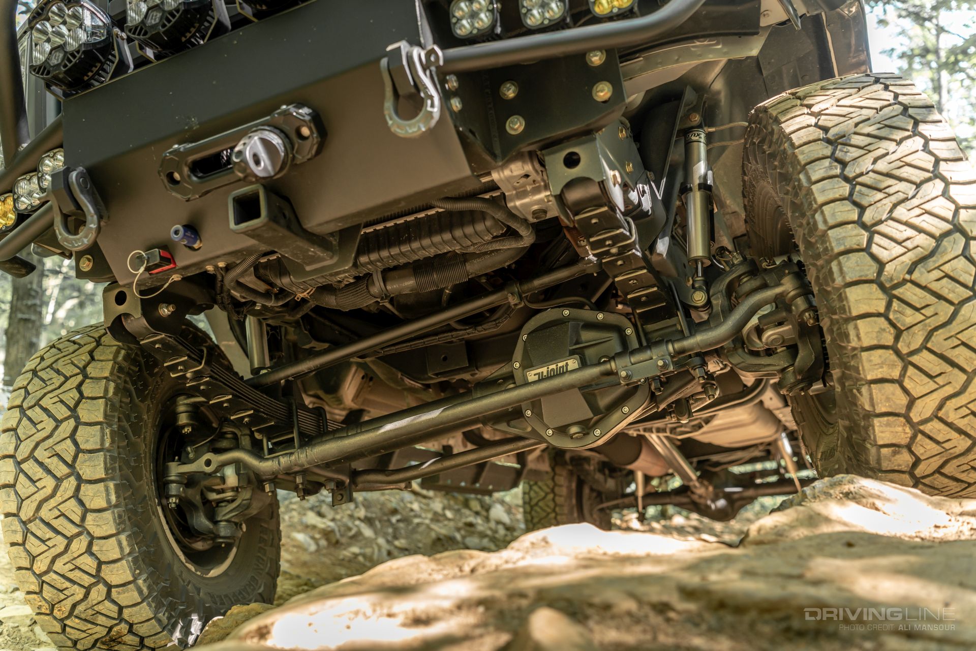 high pinion Dana 60 axle Ford E350 4x4 conversion Ujoint offroad