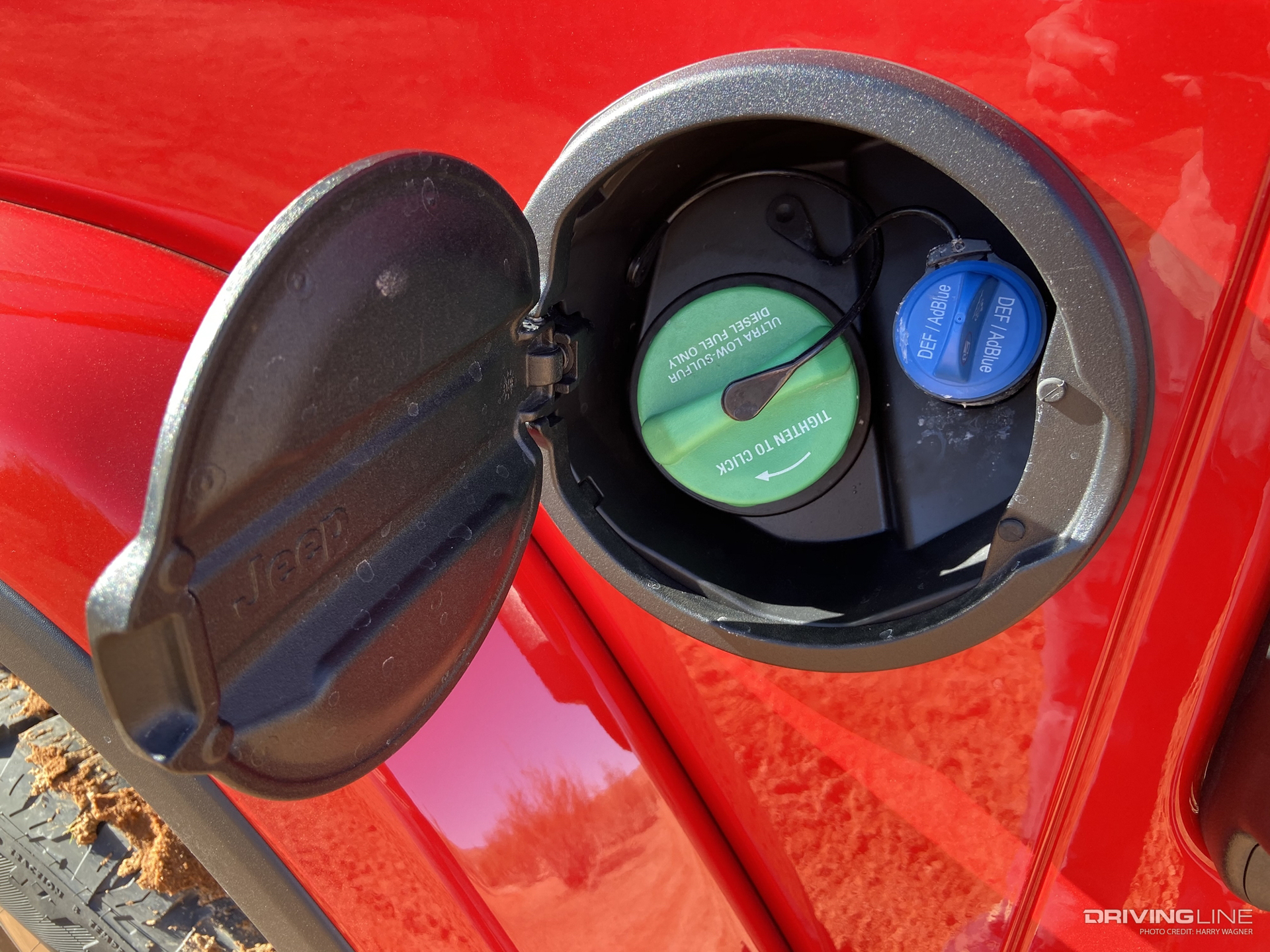 Diesel Fuel Filler Cap and DEF filler cap