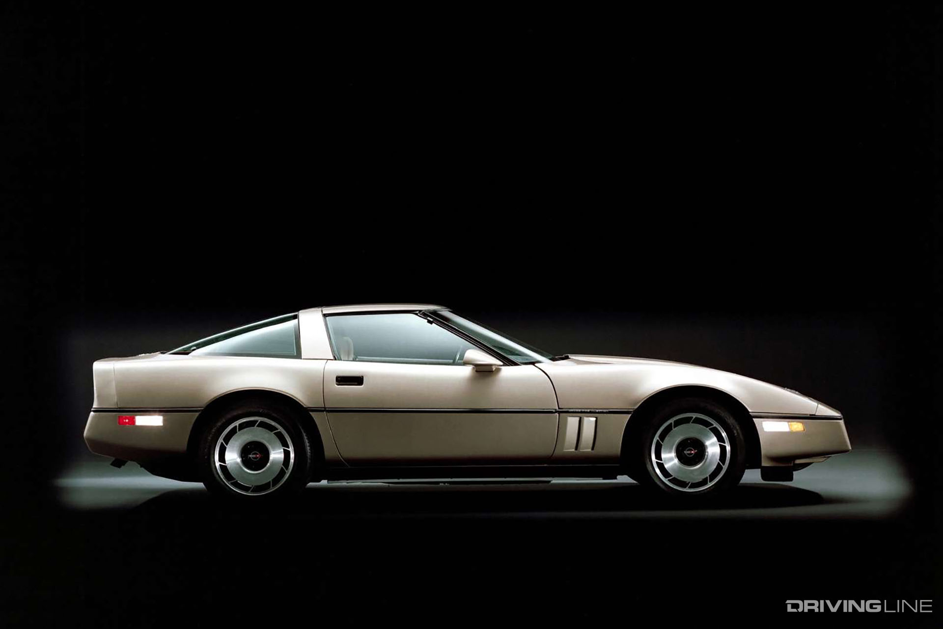 C4 Corvette Side View