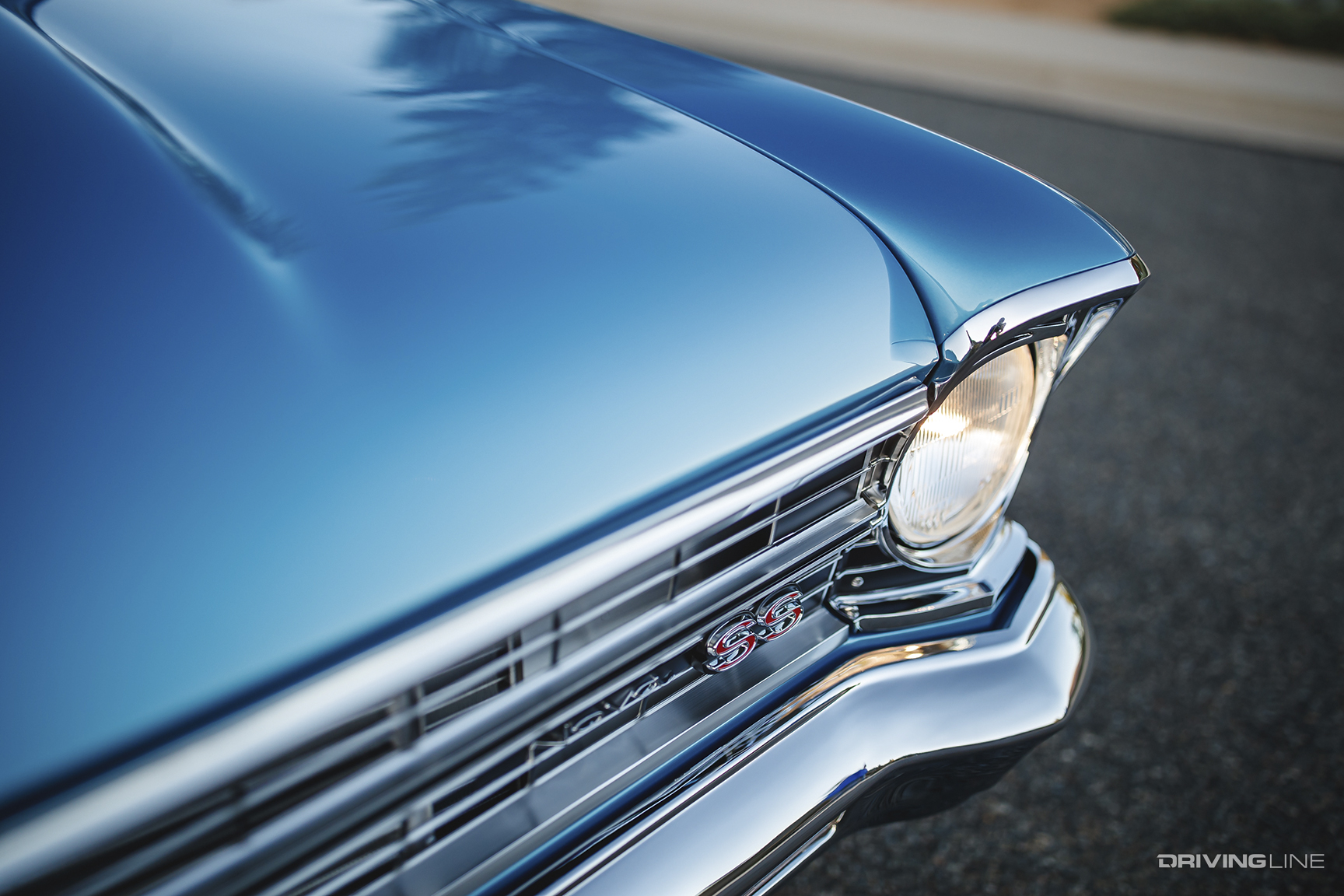 Front Headlight of John Packard's '67 Nova SS