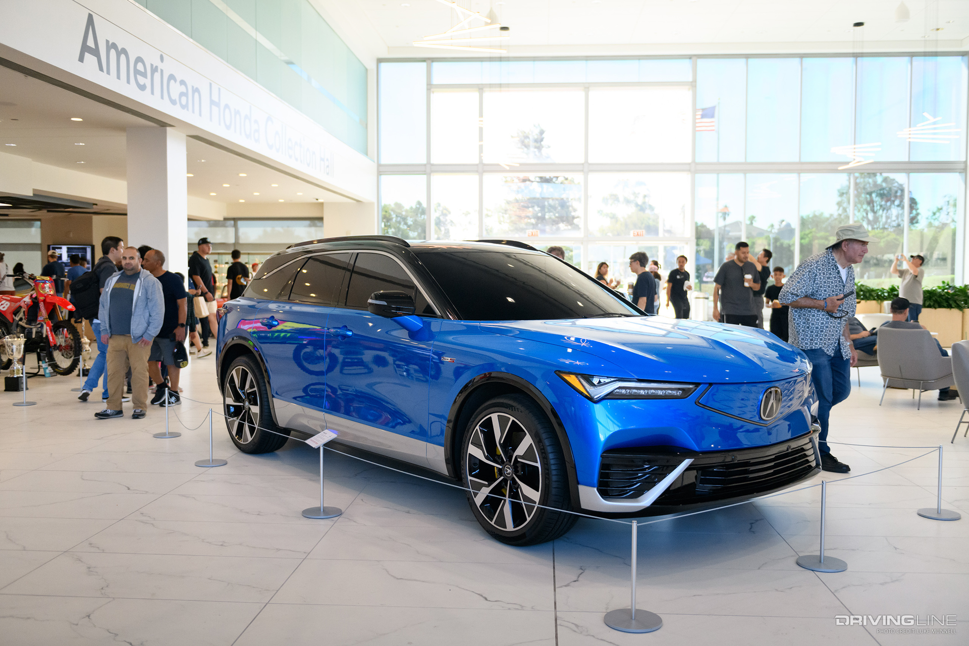 Acura SUV on display at the American Honda Museum